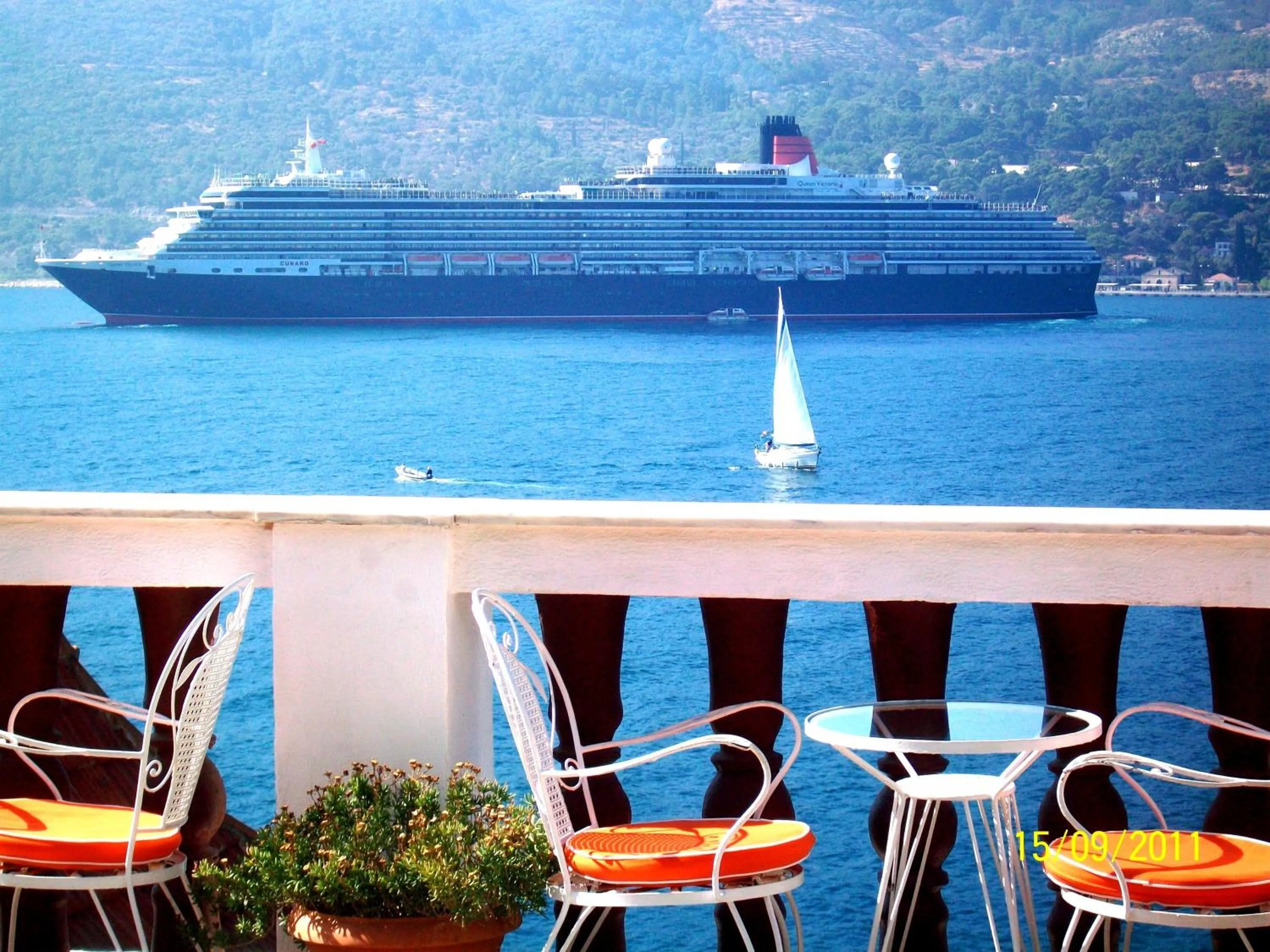 Sea view in Mirini Hotel