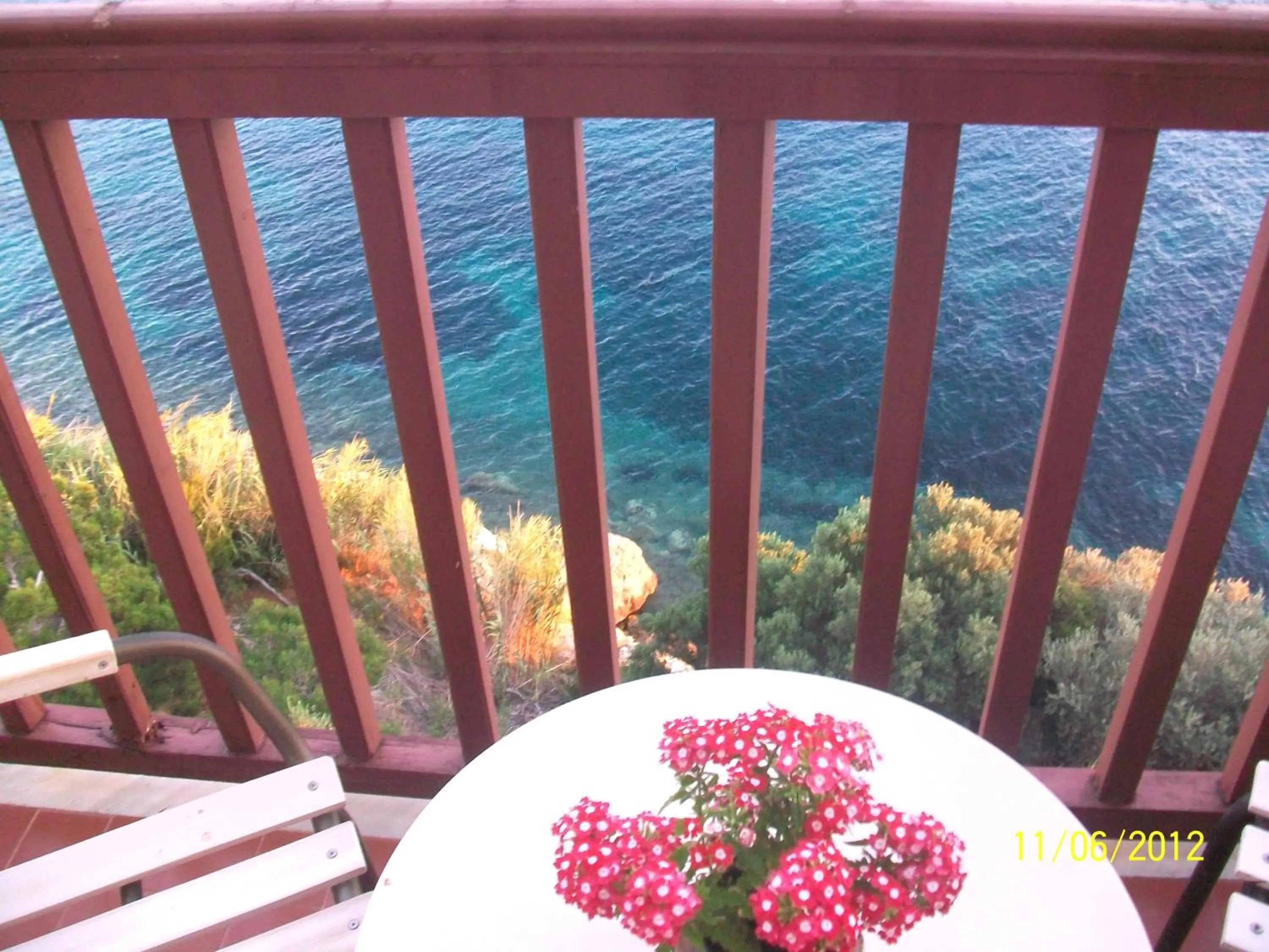 Balcony/Terrace in Mirini Hotel