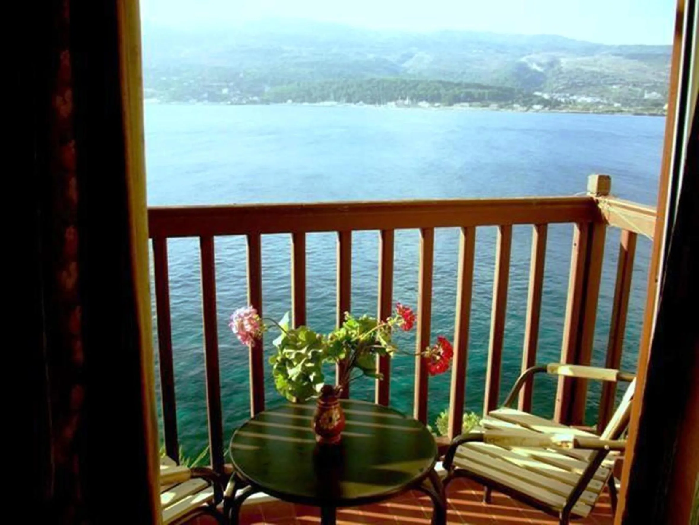 Balcony/Terrace in Mirini Hotel