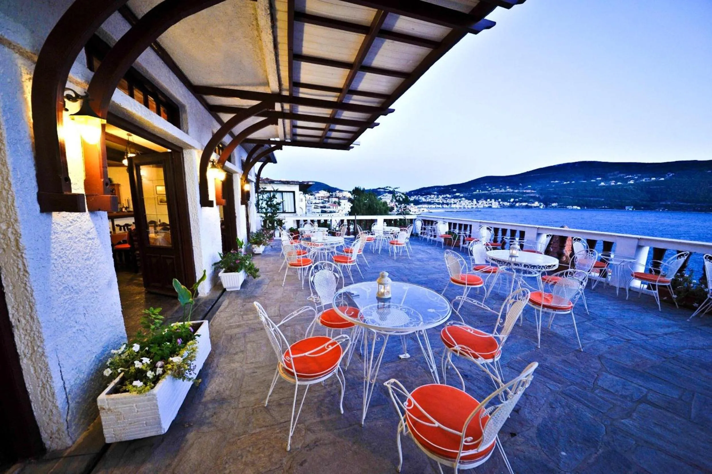Balcony/Terrace in Mirini Hotel