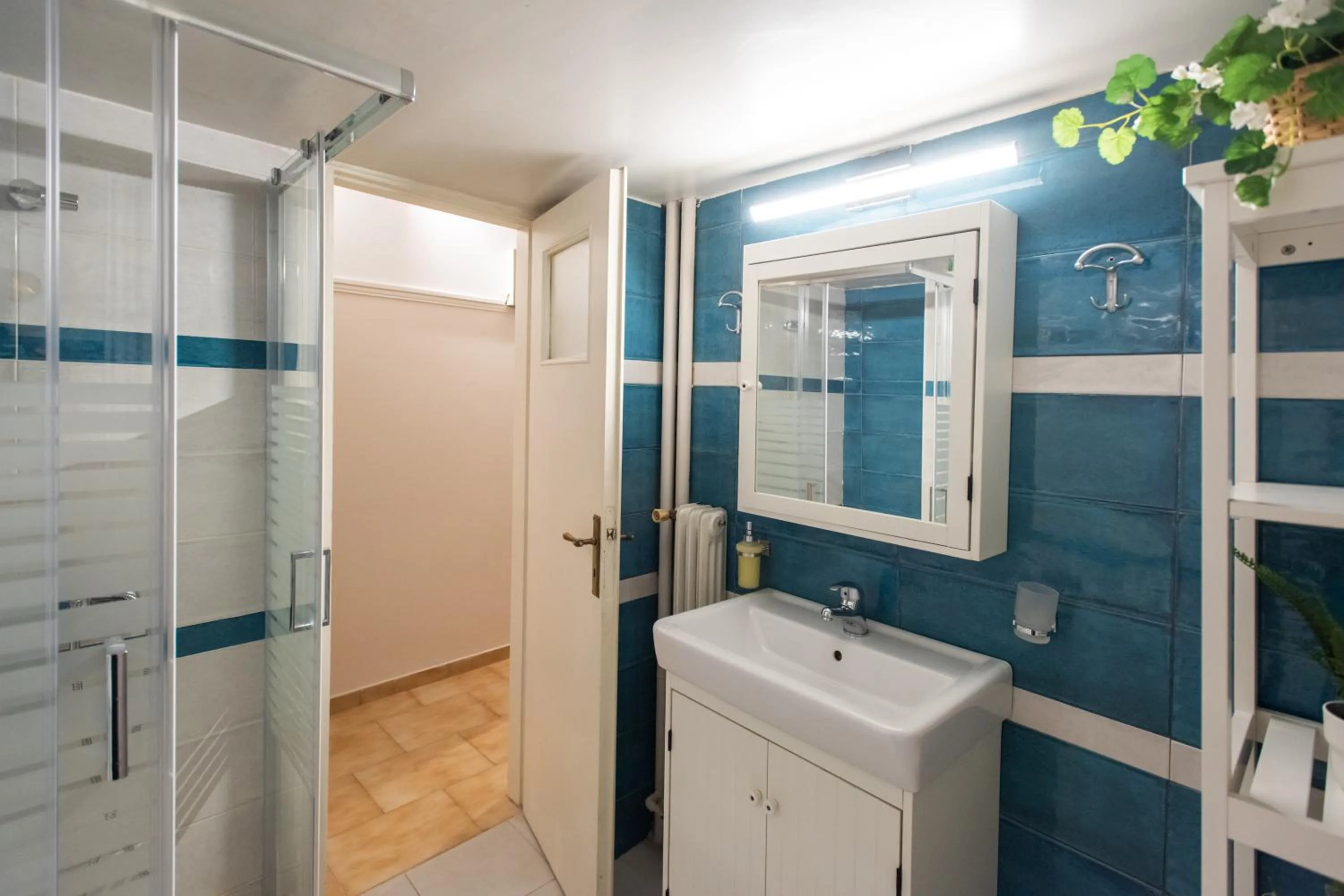 Shower in Blue Ark Gate to History