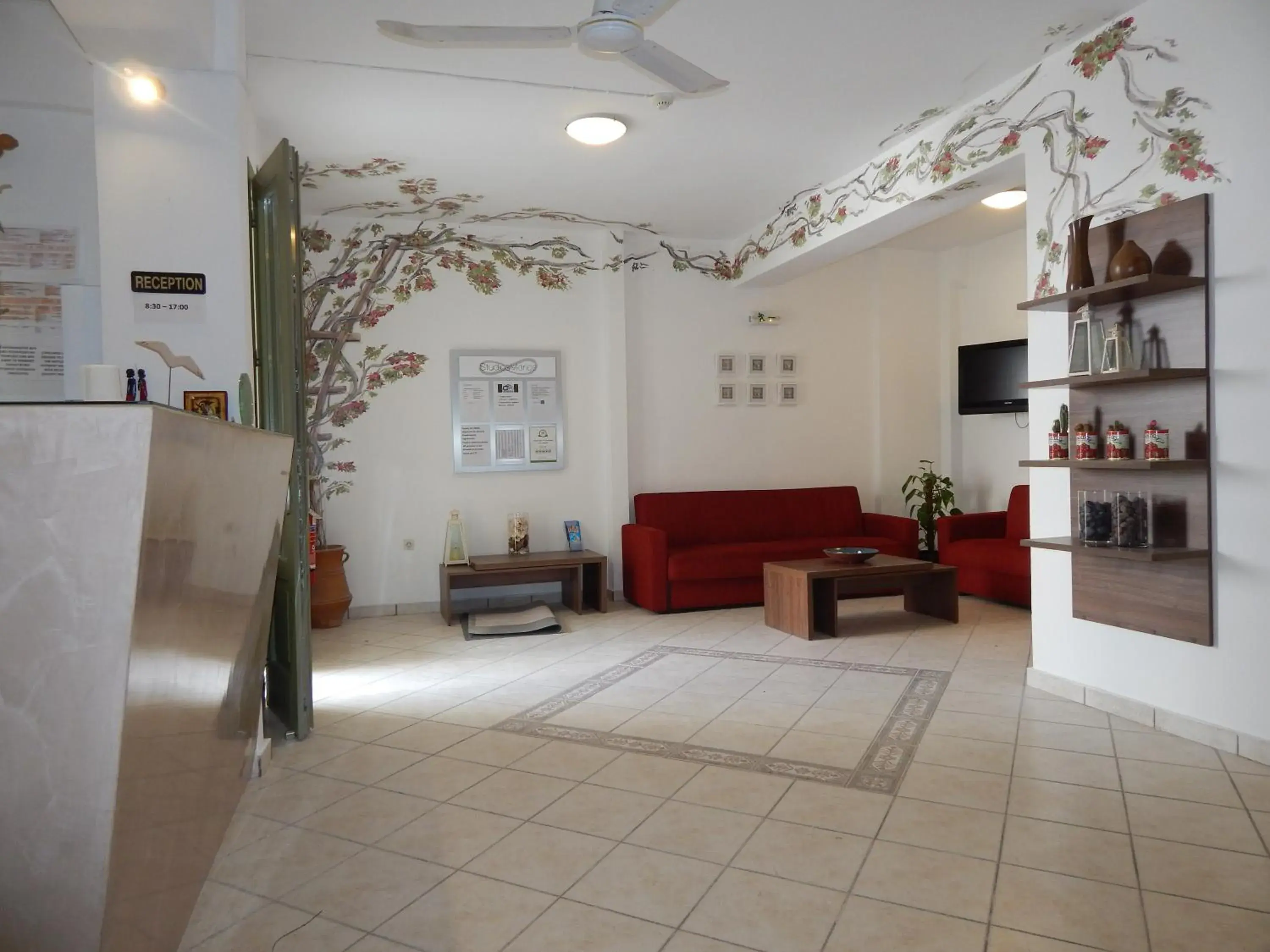 Lobby or reception in Studios Marios Lobby or reception in Studios Marios