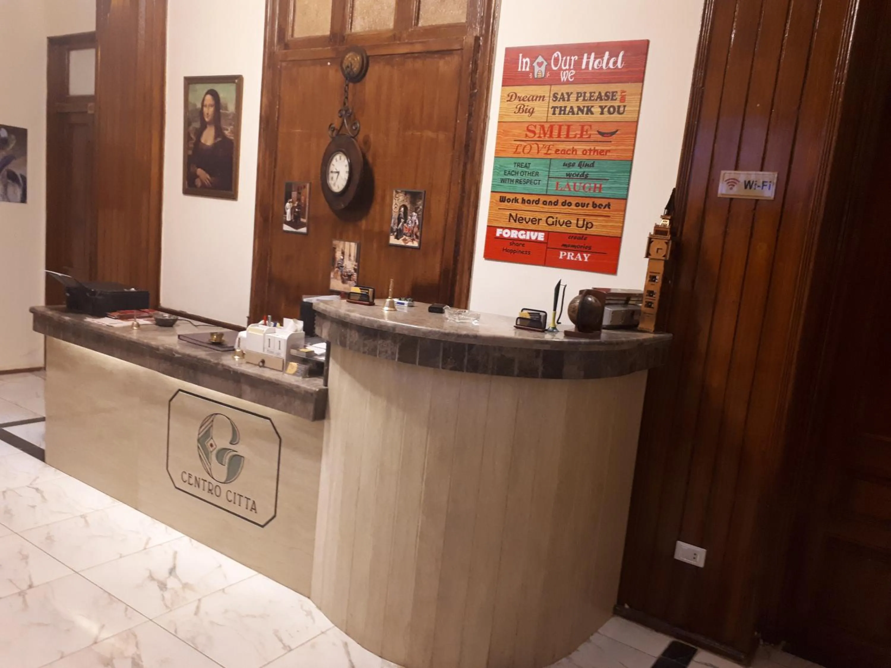 Lobby or reception in Centro Citta Hotel