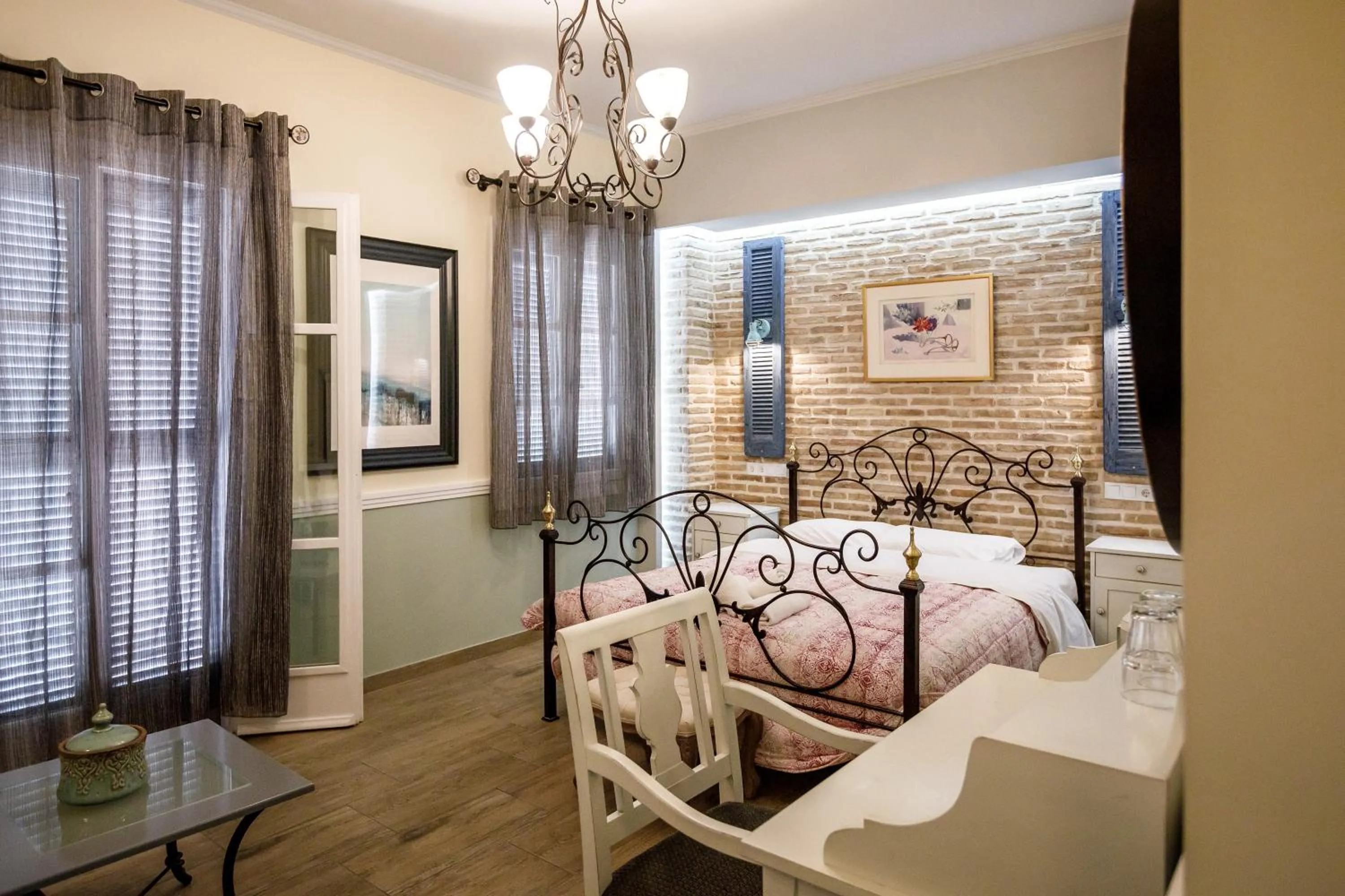 Photo of the whole room, Bed in pension Acronafplia B&D