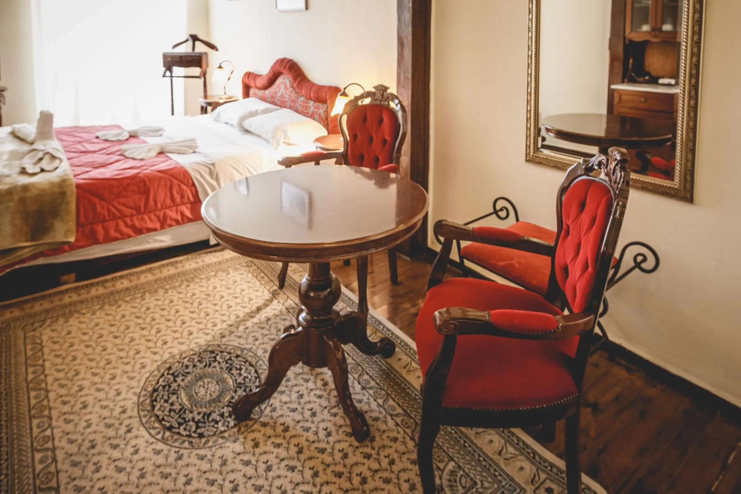 Photo of the whole room, Bed in pension Acronafplia B&D