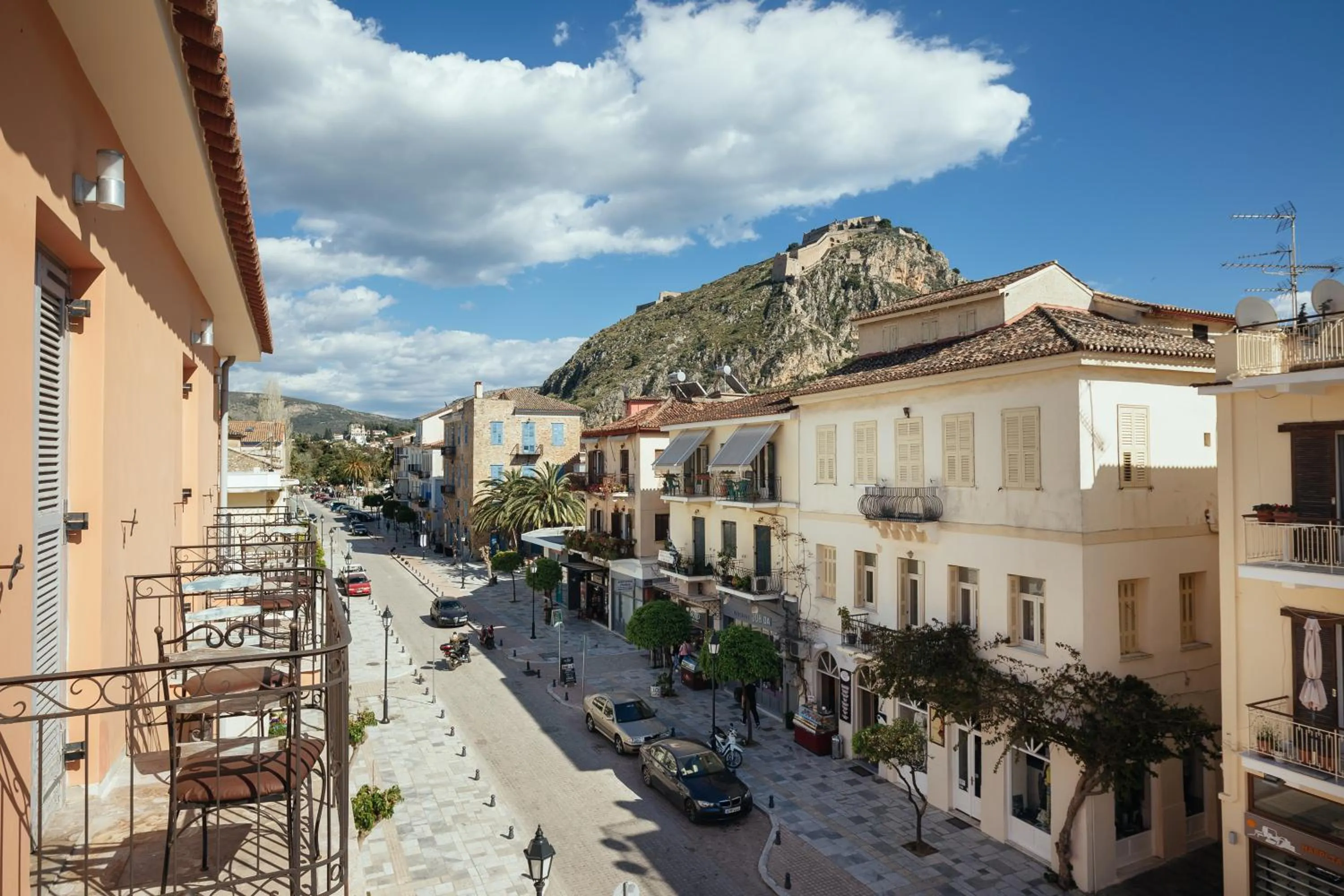 Landmark view in pension Acronafplia B&D