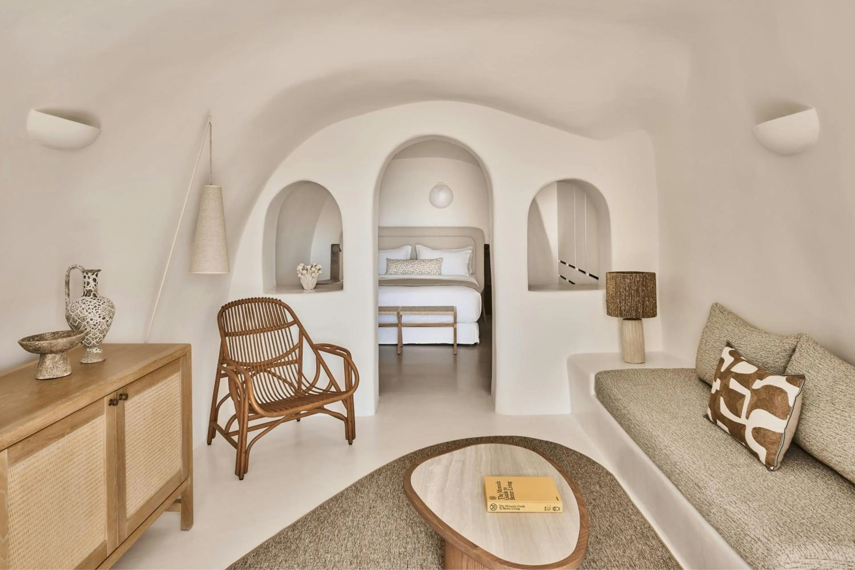 Photo of the whole room in Mystique, a Luxury Collection Hotel, Santorini