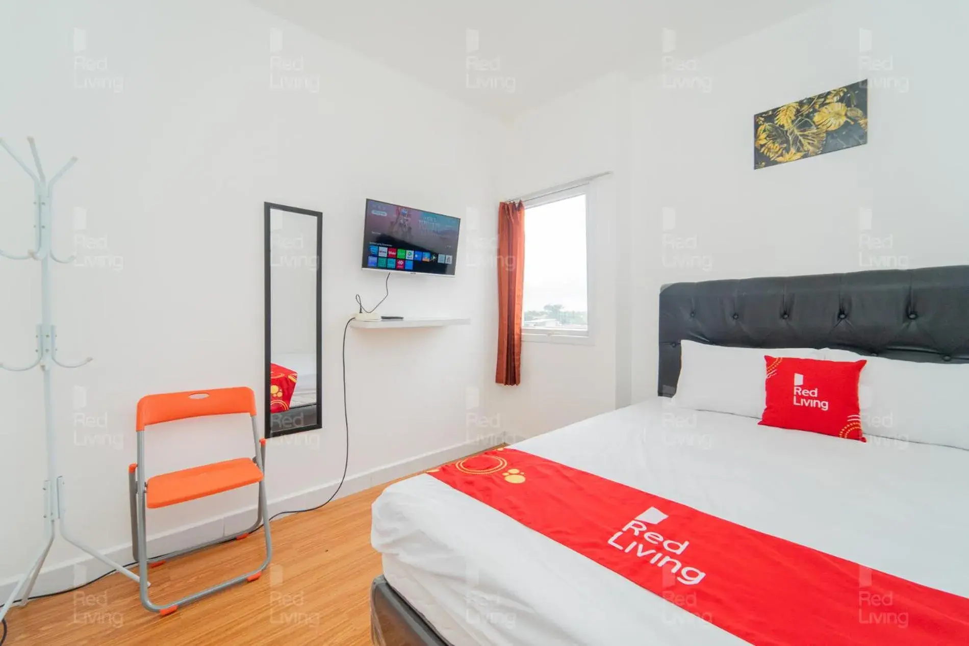 Bedroom, Bed in RedLiving Apartemen Aeropolis - Ivan Tower AR1 Bedroom, Bed in RedLiving Apartemen Aeropolis - Ivan Tower AR1