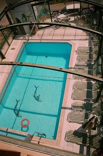 Pool view in Dioskouroi Apts