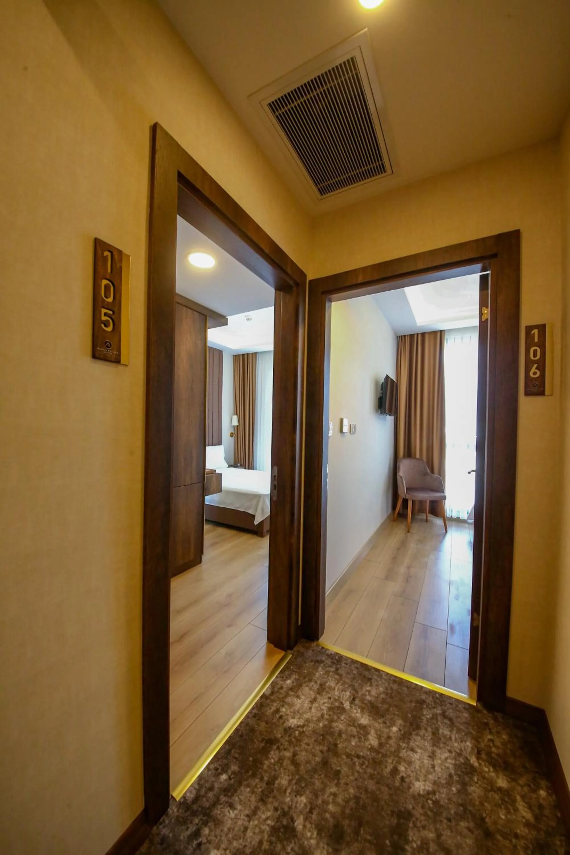 Decorative detail, Bed in Alkan Palcace Hotel