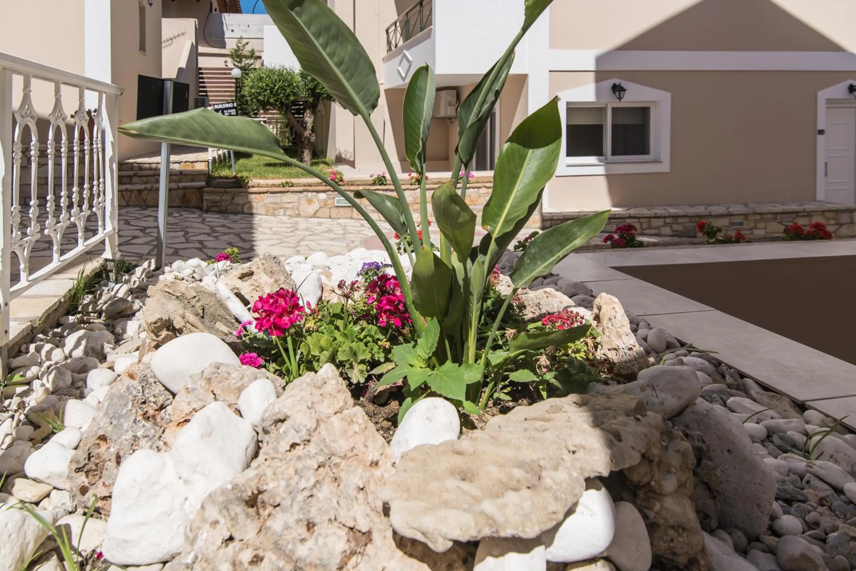 Patio in Maistrali Hotel Zante