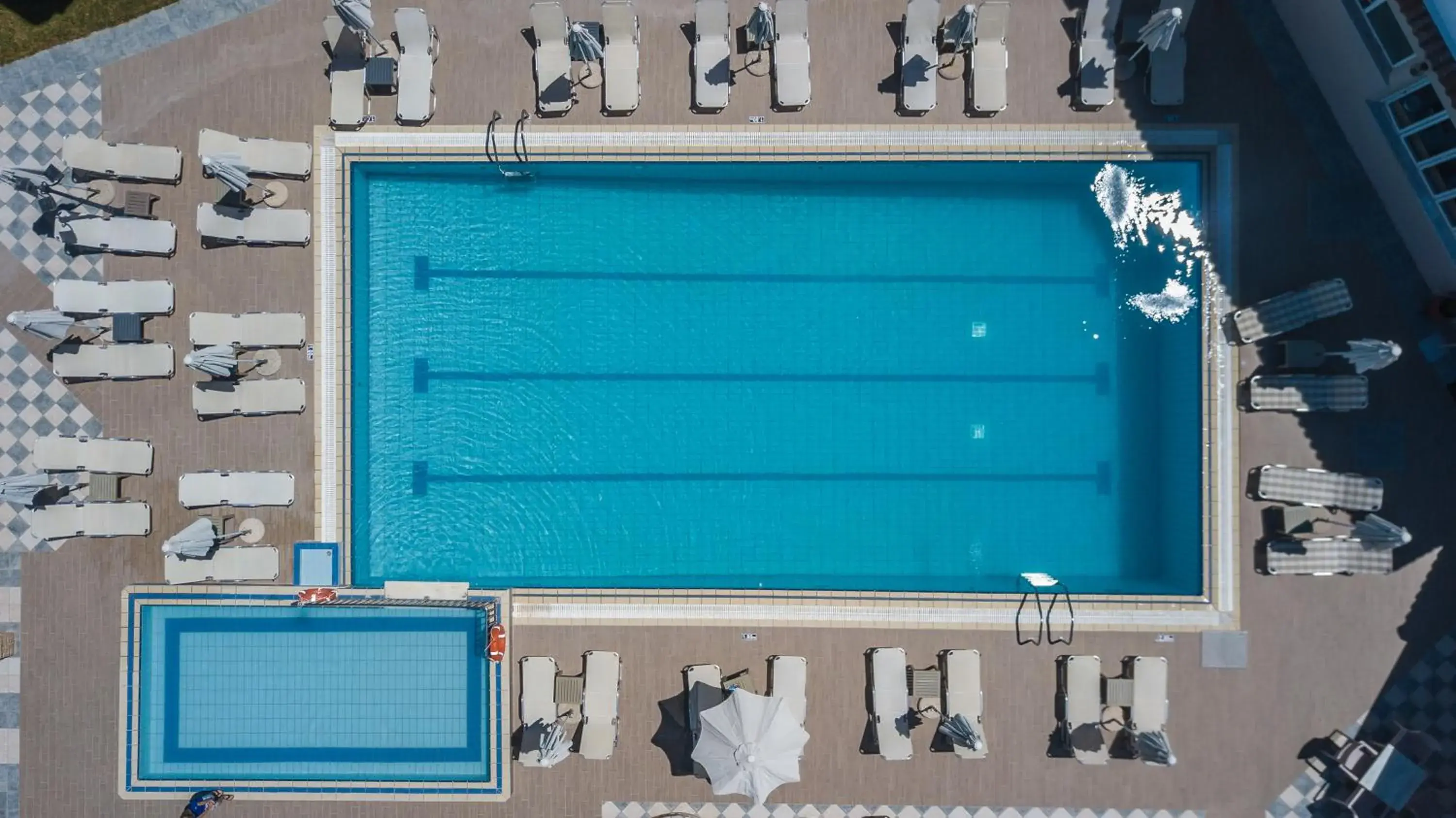 Pool view in Maistrali Hotel Zante Pool view in Maistrali Hotel Zante