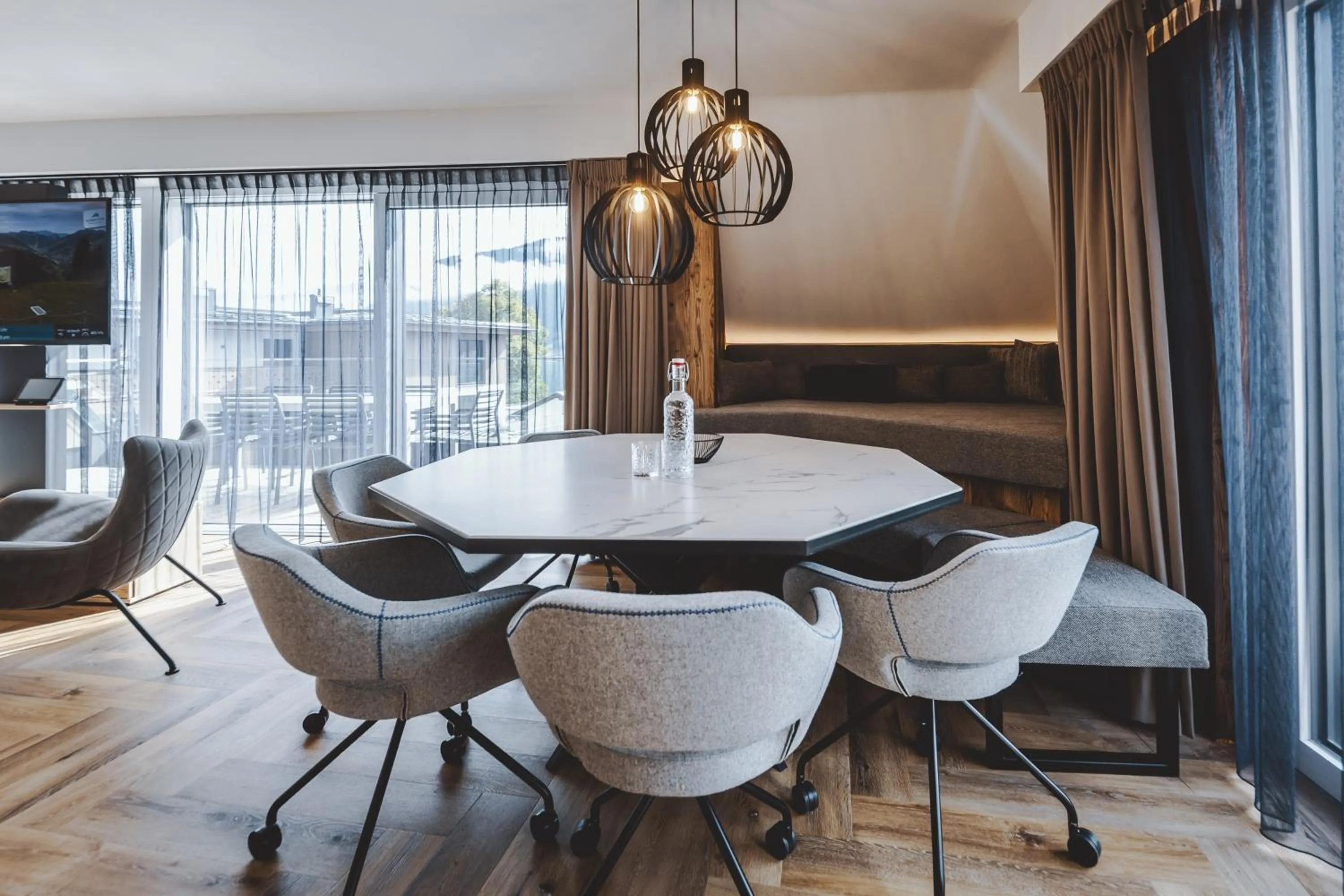 Seating area in The Gast House Zell am See