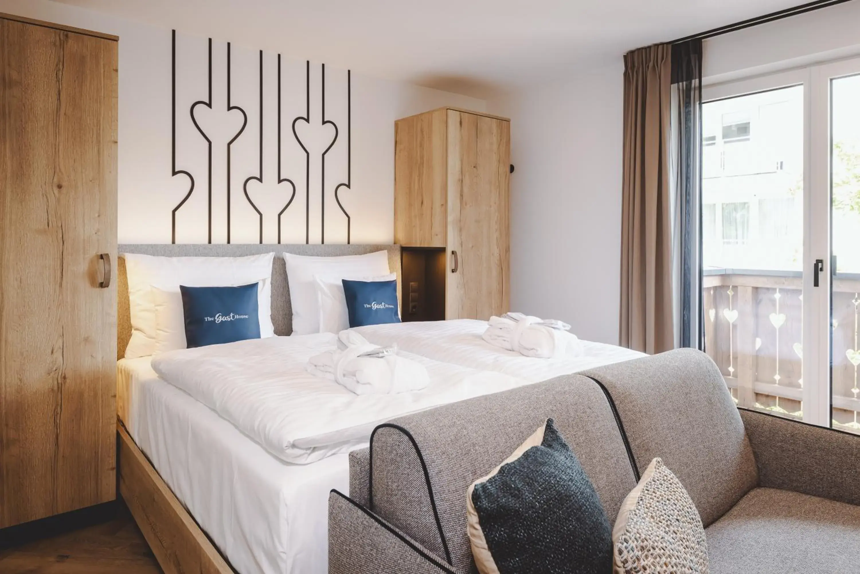 Photo of the whole room, Bed in The Gast House Zell am See Photo of the whole room, Bed in The Gast House Zell am See