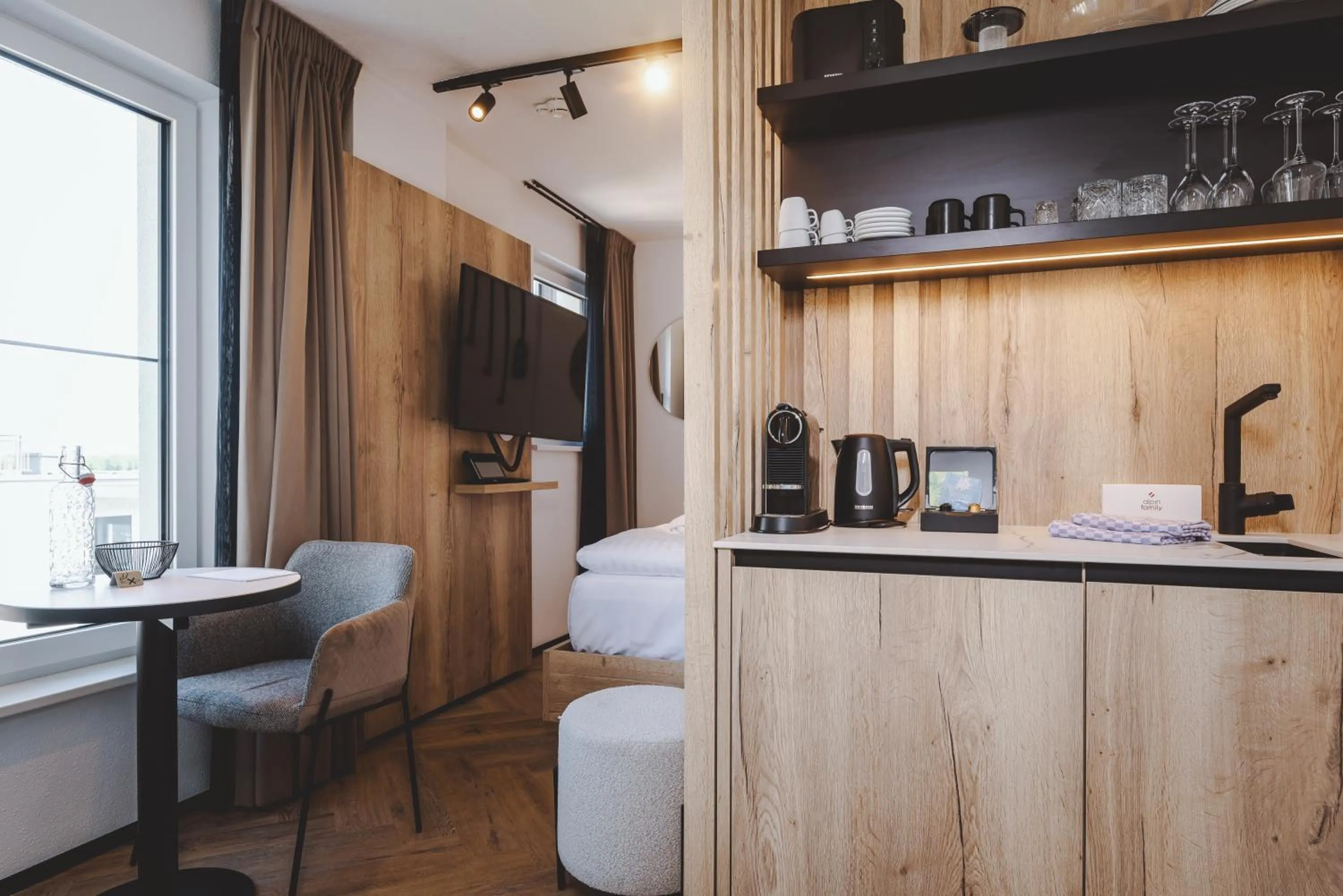 Kitchen or kitchenette in The Gast House Zell am See