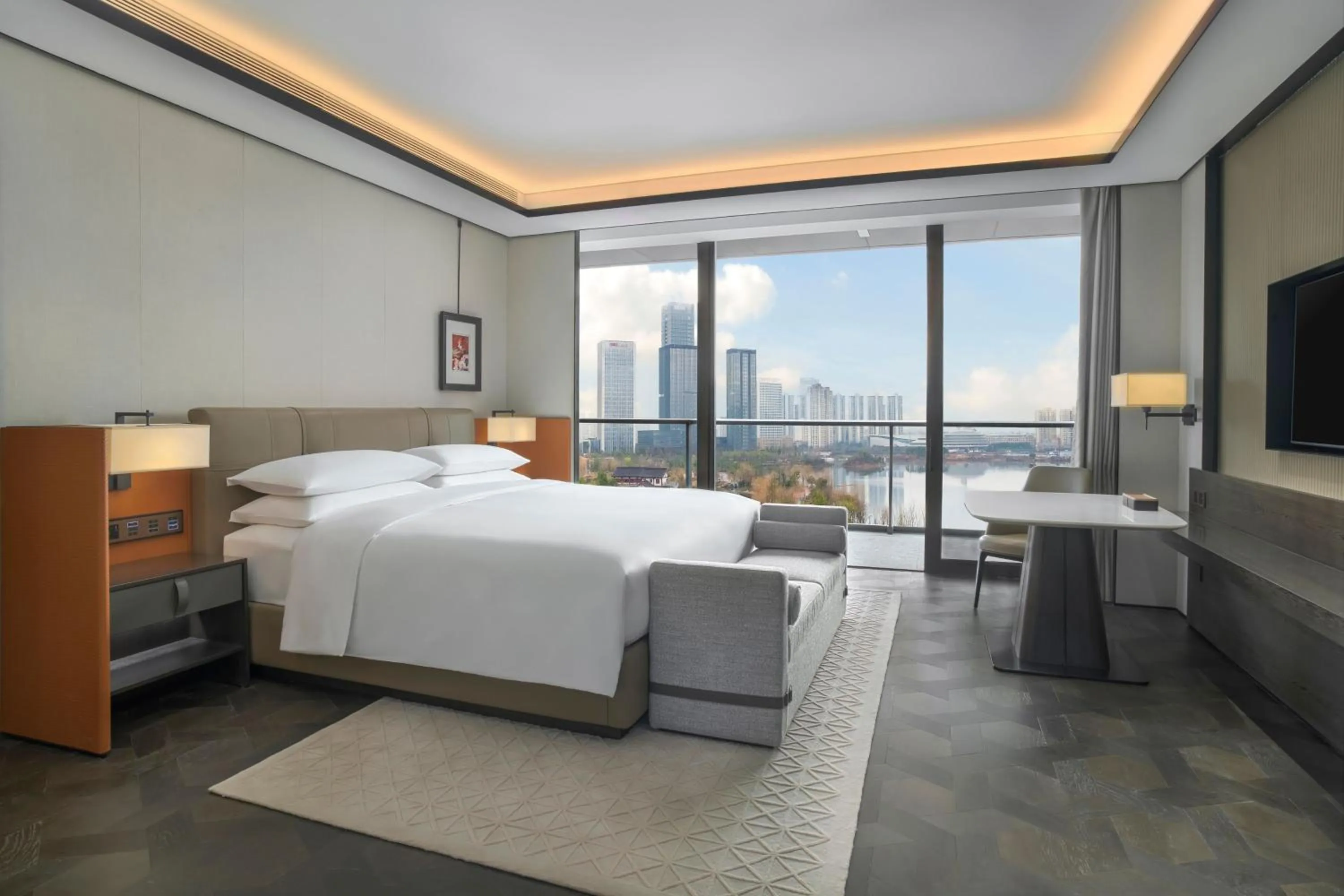 Bedroom, Bed in Sheraton Ninghai