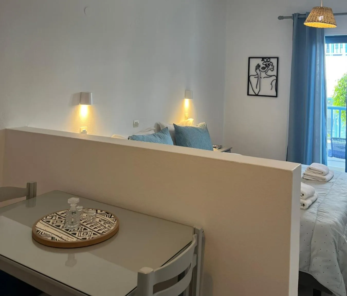 Bed in Villa Mertiza