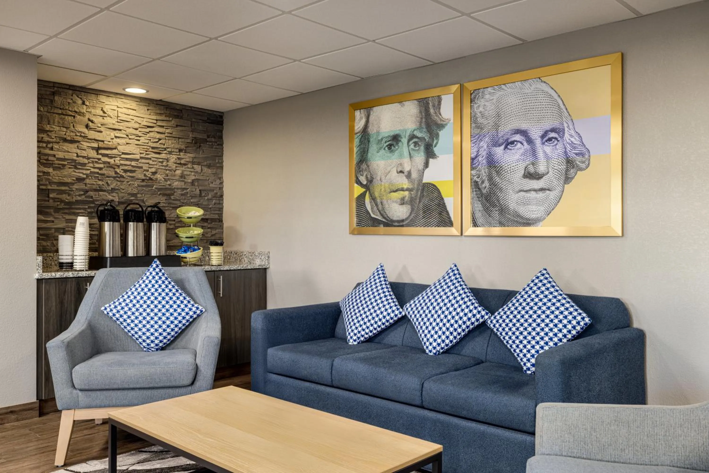 Lobby or reception in AmericInn by Wyndham Madison WI