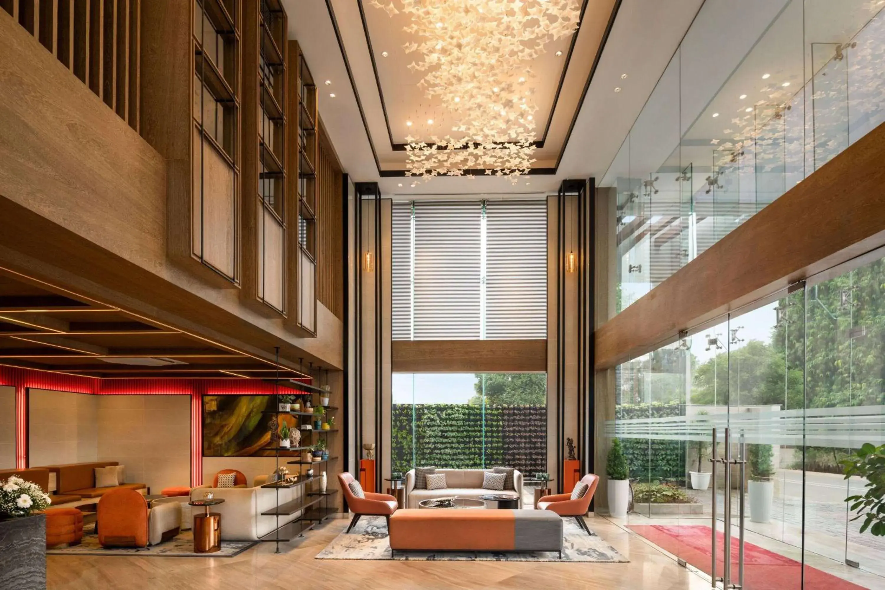 Lobby or reception in Ramada Encore by Wyndham Bareilly Civil Lines Lobby or reception in Ramada Encore by Wyndham Bareilly Civil Lines