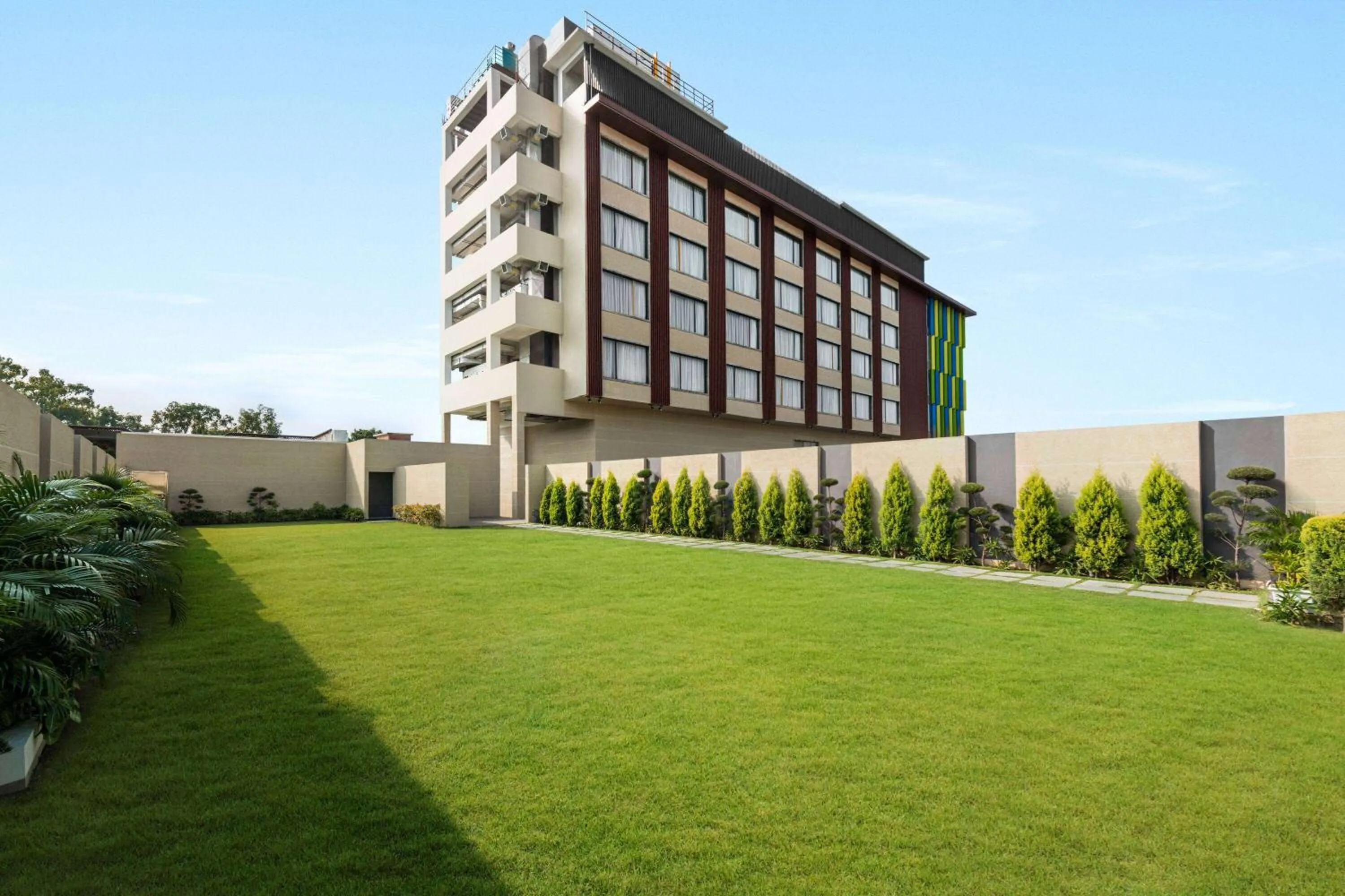 Inner courtyard view in Ramada Encore by Wyndham Bareilly Civil Lines