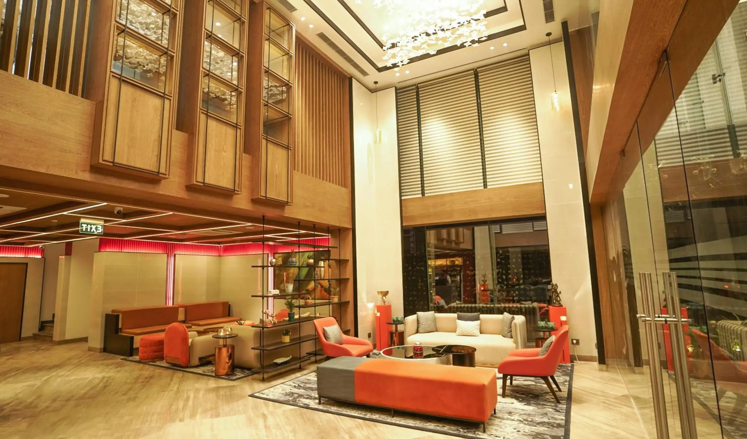 Lobby or reception in Ramada Encore by Wyndham Bareilly Civil Lines Lobby or reception in Ramada Encore by Wyndham Bareilly Civil Lines