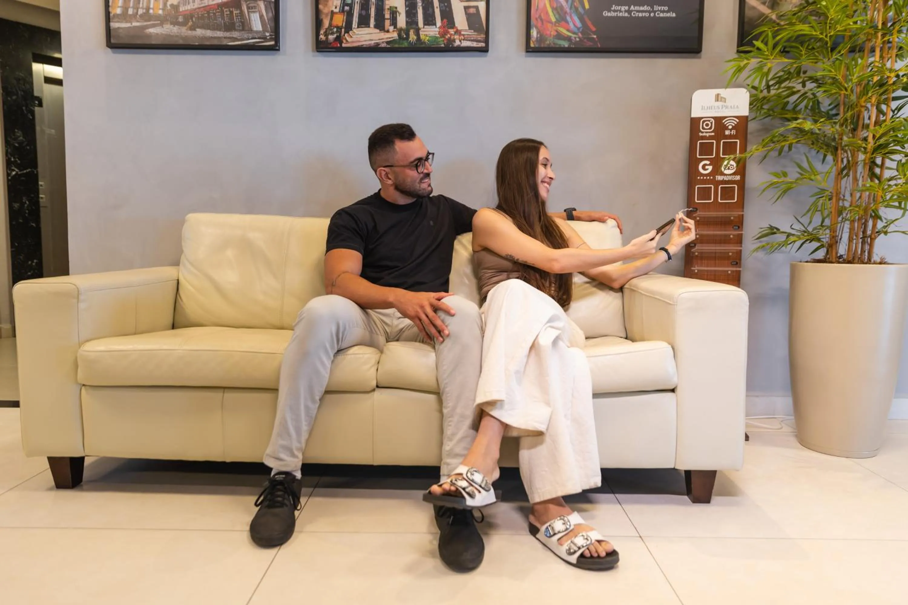 Lobby or reception in Ilhéus Praia Hotel