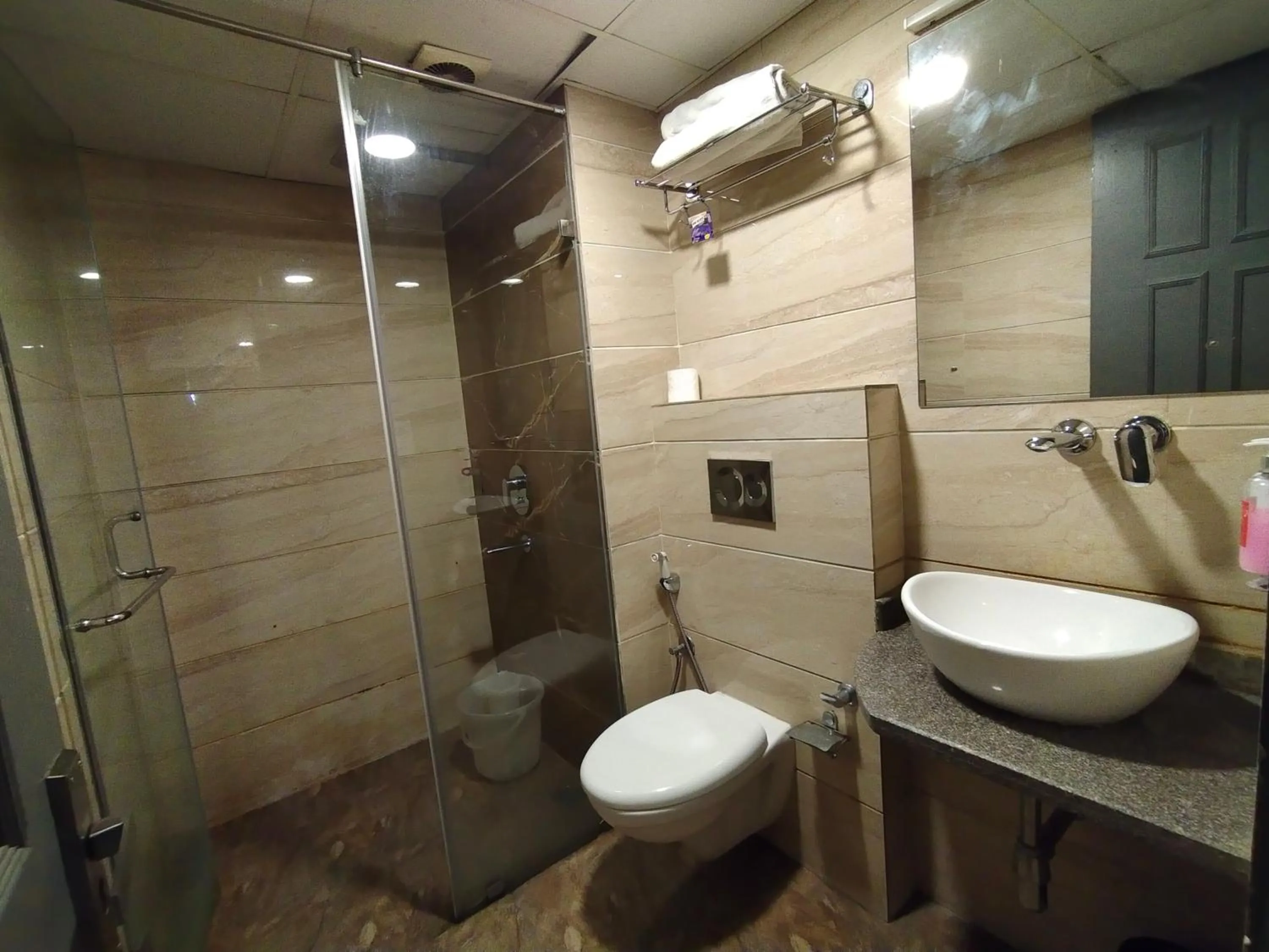 Toilet in Saltstayz Express - Medicity Near Medanta Hospital