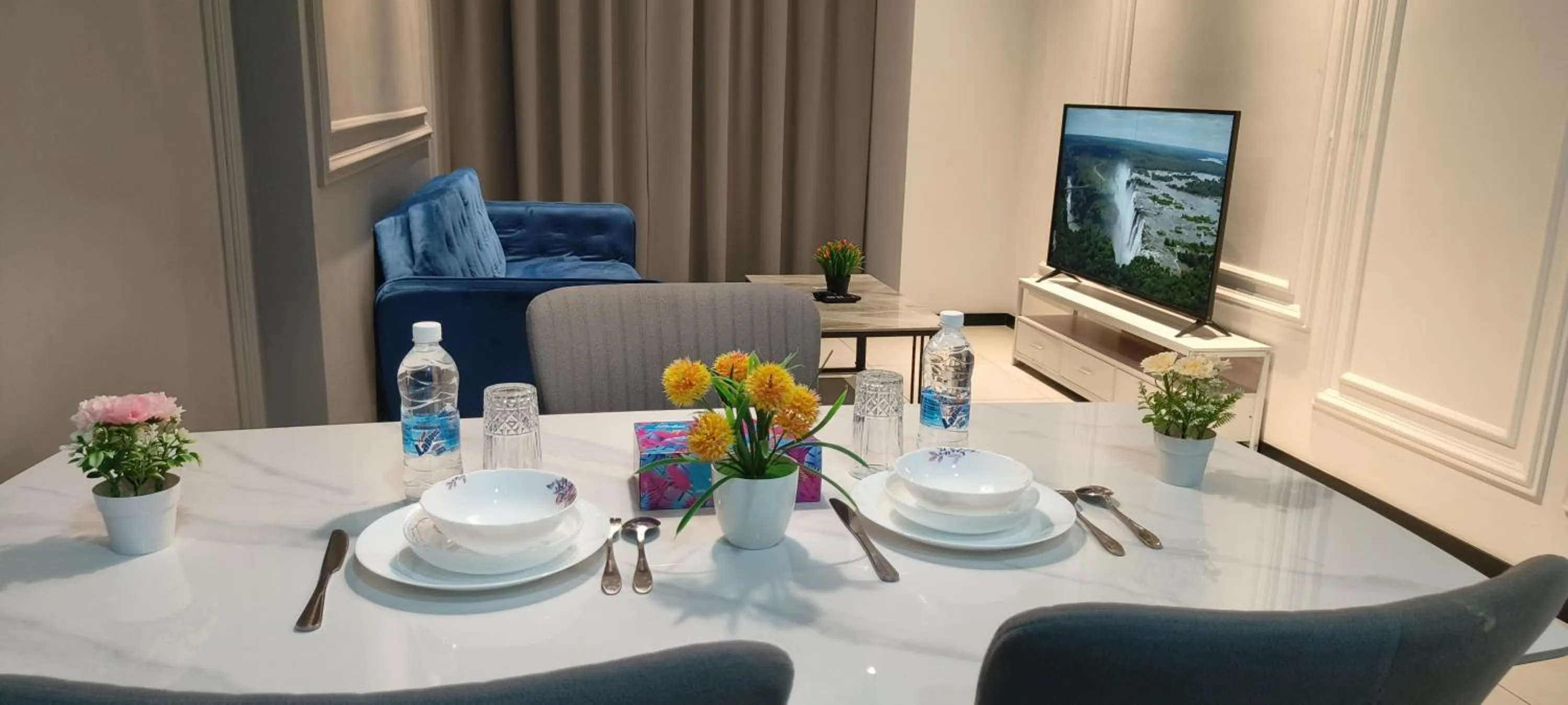 Dining area in Opus Residences Merdeka Tower KL