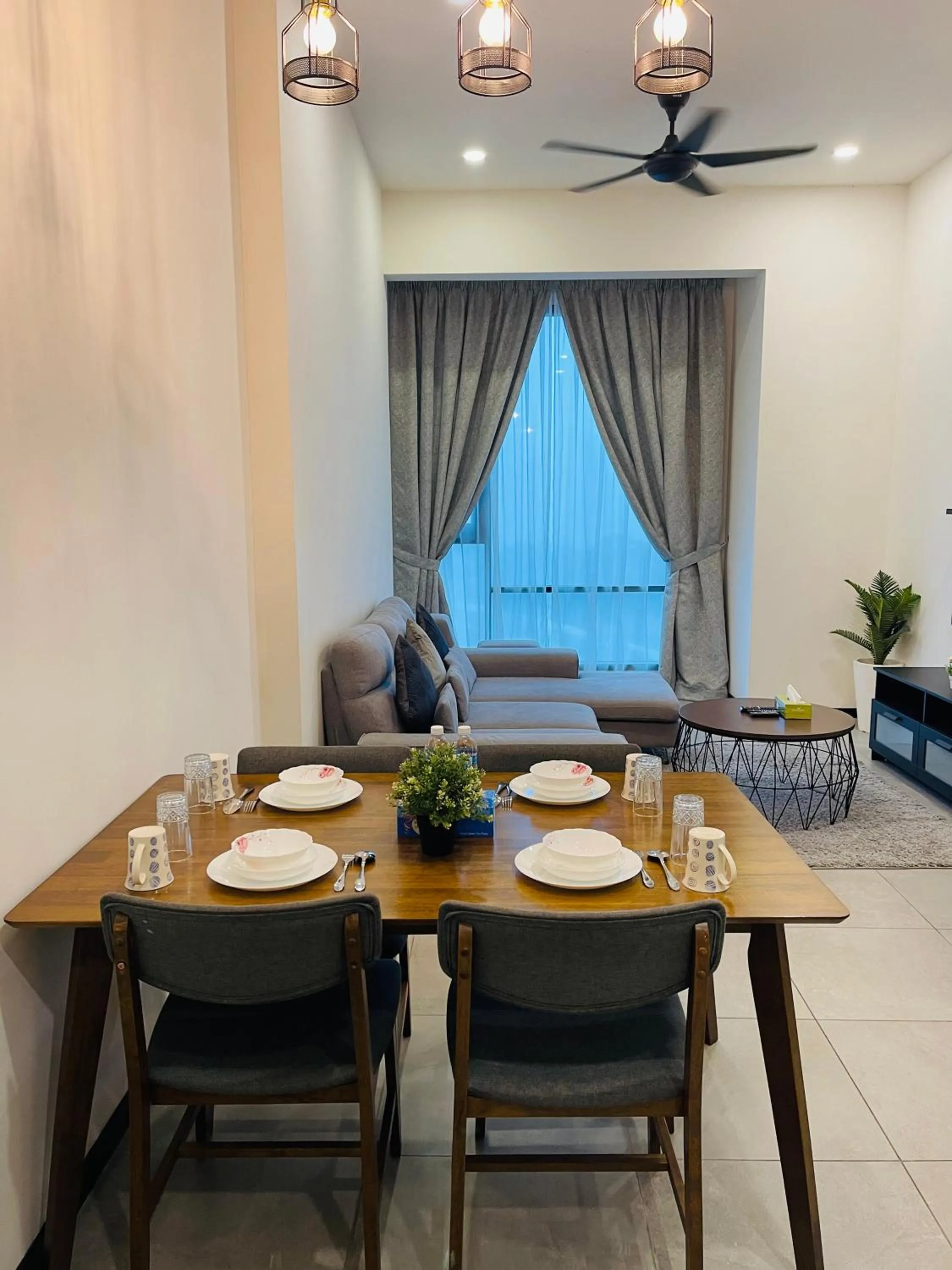 Living room in Opus Residences Merdeka Tower KL