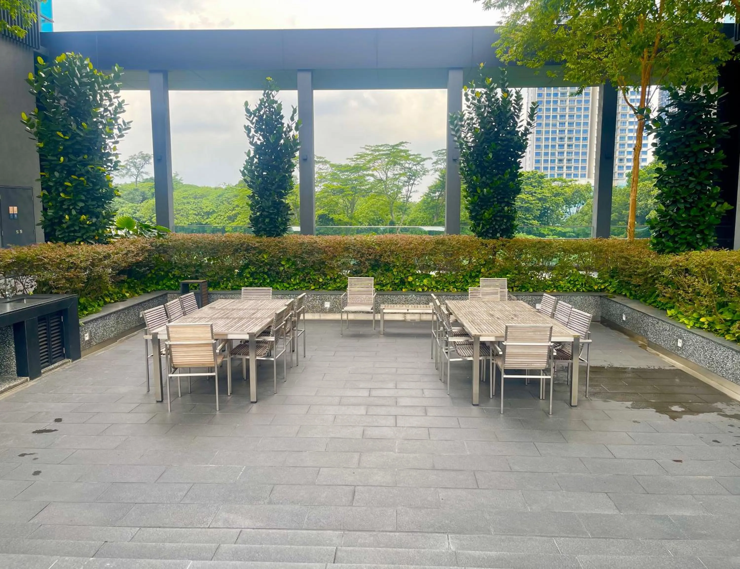 Seating area in Opus Residences Merdeka Tower KL