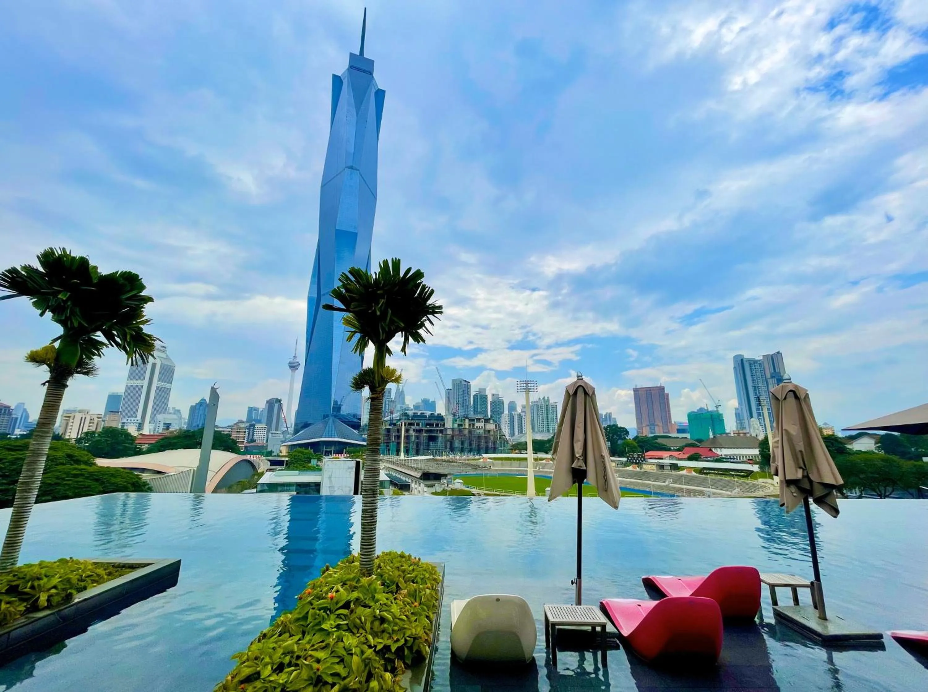 Swimming pool in Opus Residences Merdeka Tower KL