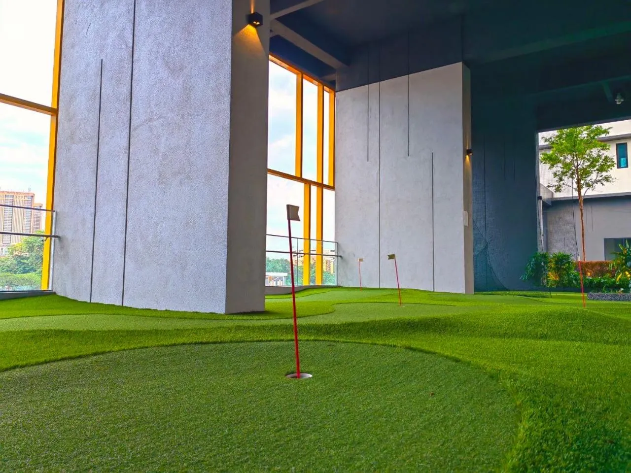 Minigolf in Opus Residences Merdeka Tower KL
