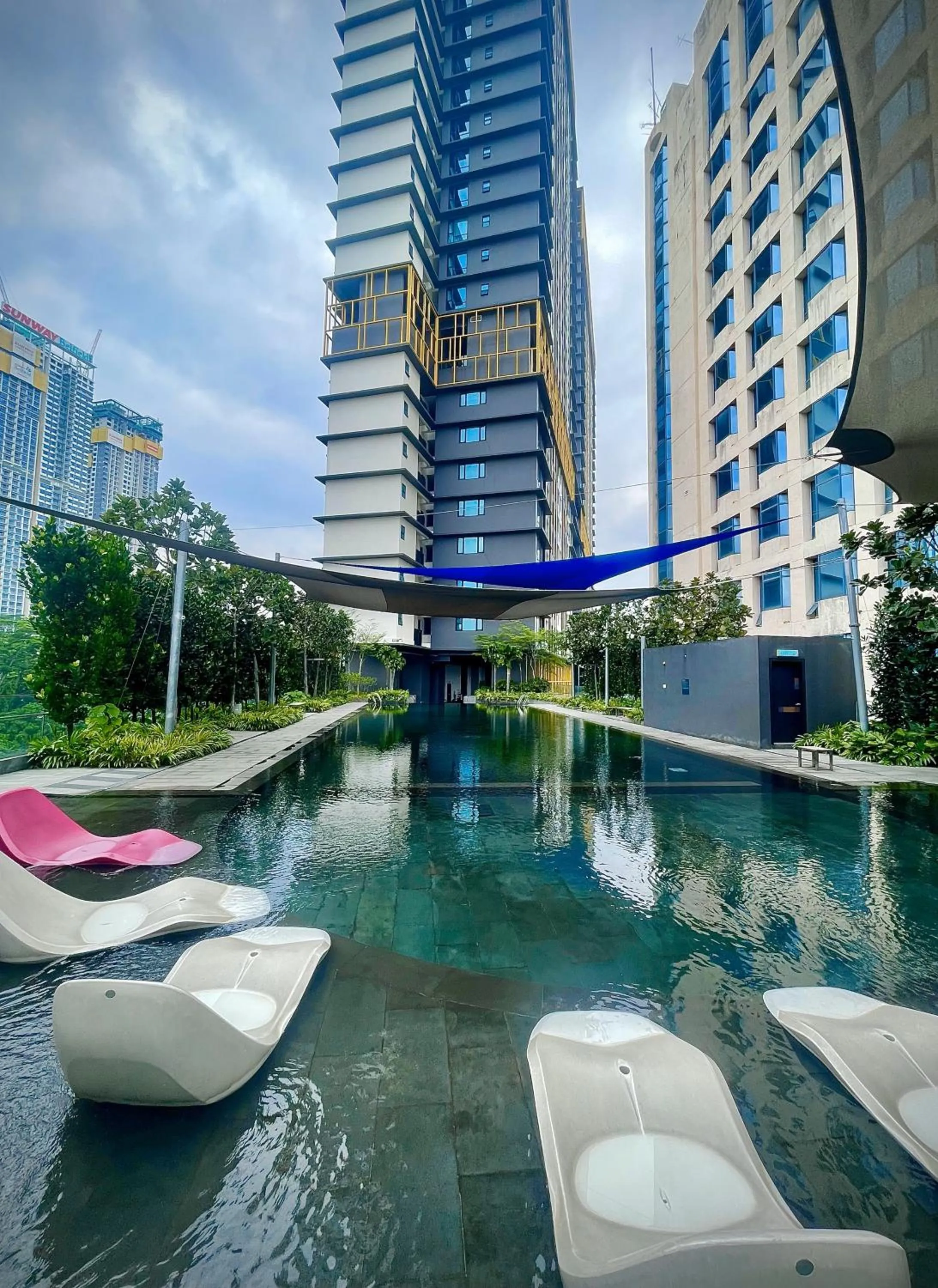 Pool view in Opus Residences Merdeka Tower KL