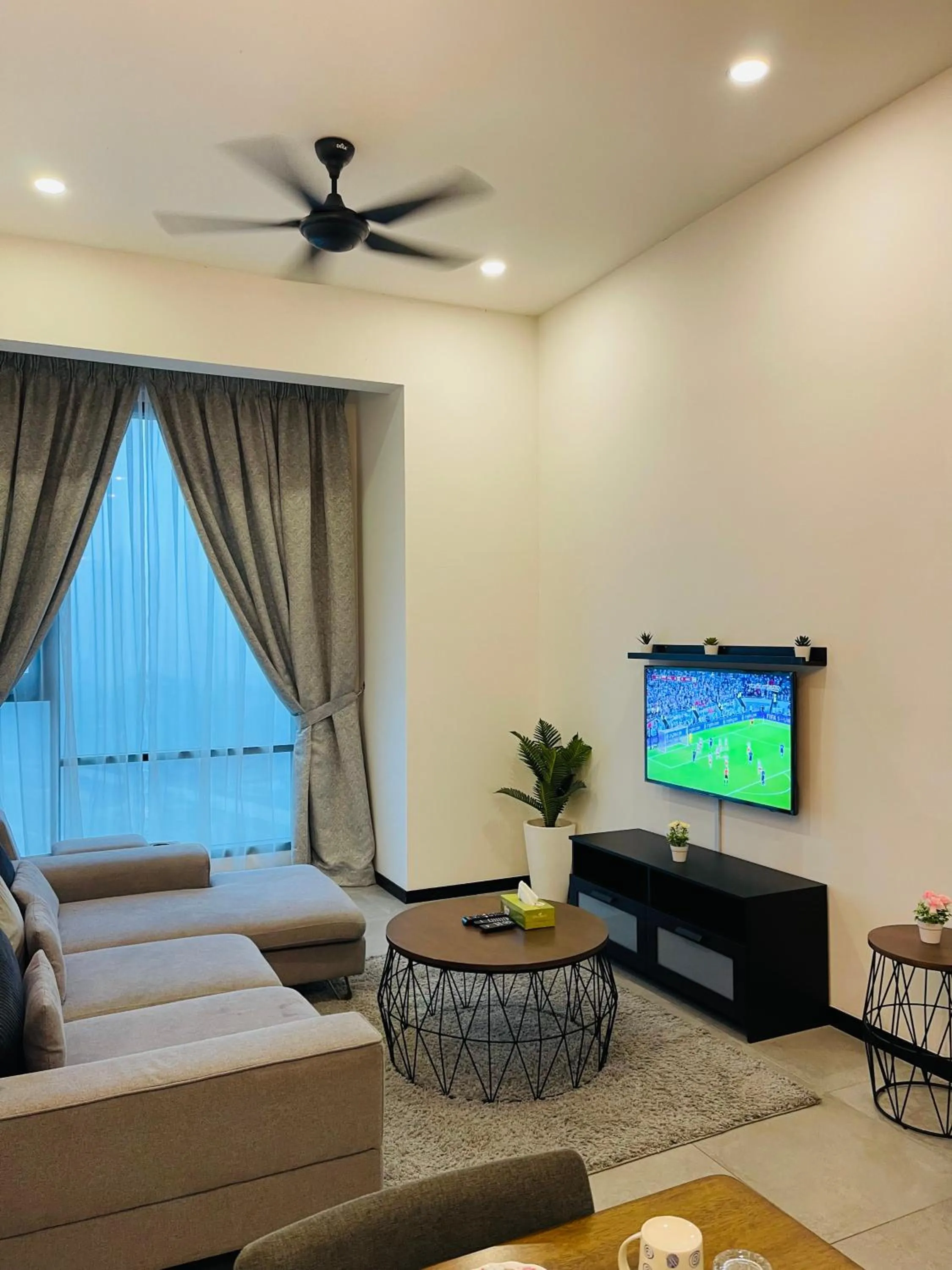Communal lounge/ TV room in Opus Residences Merdeka Tower KL