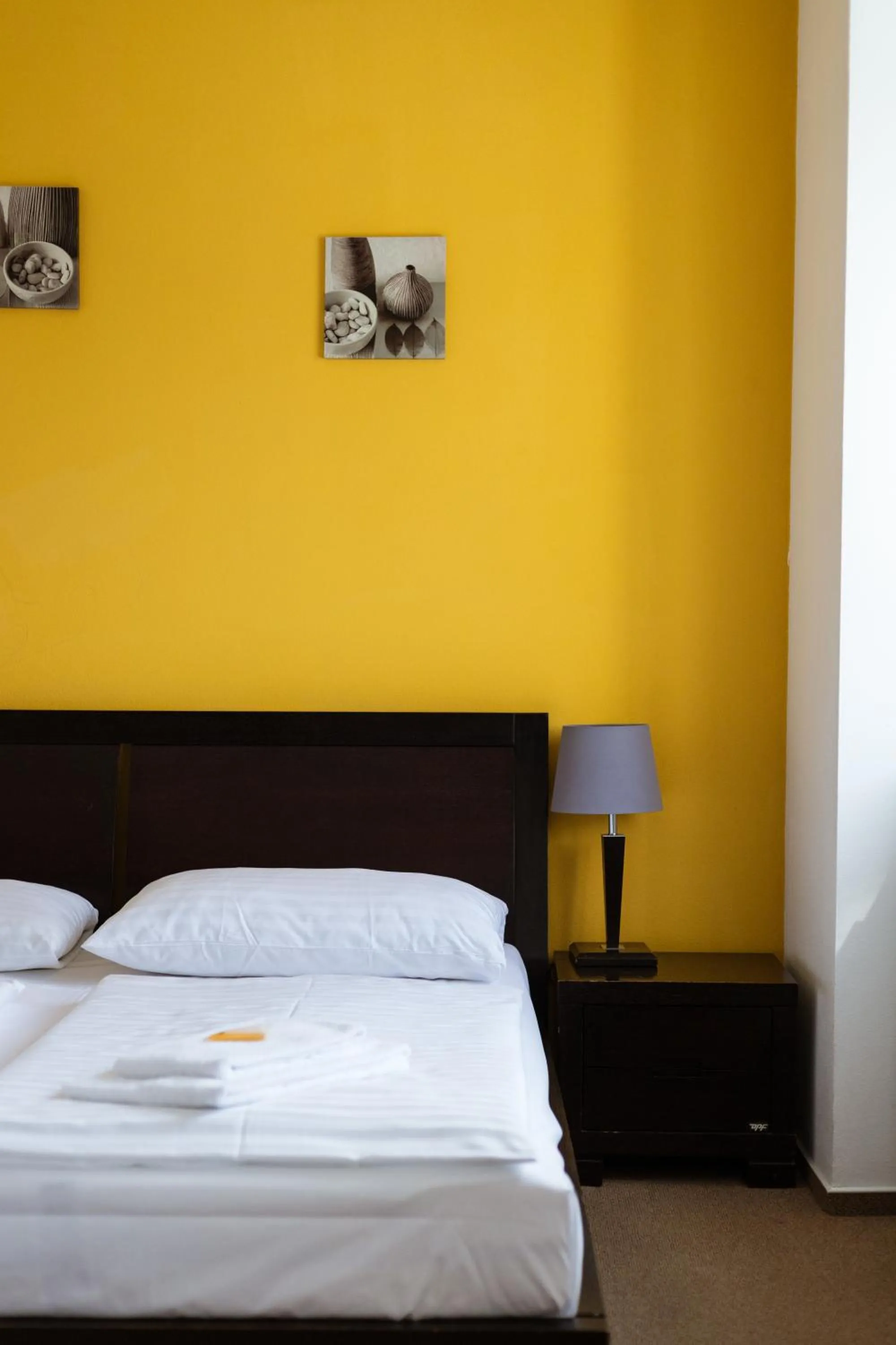 Bed in Hotel Prácheň