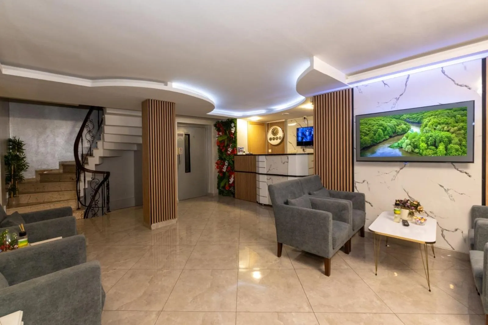 Lobby or reception in GalataportWawhotel