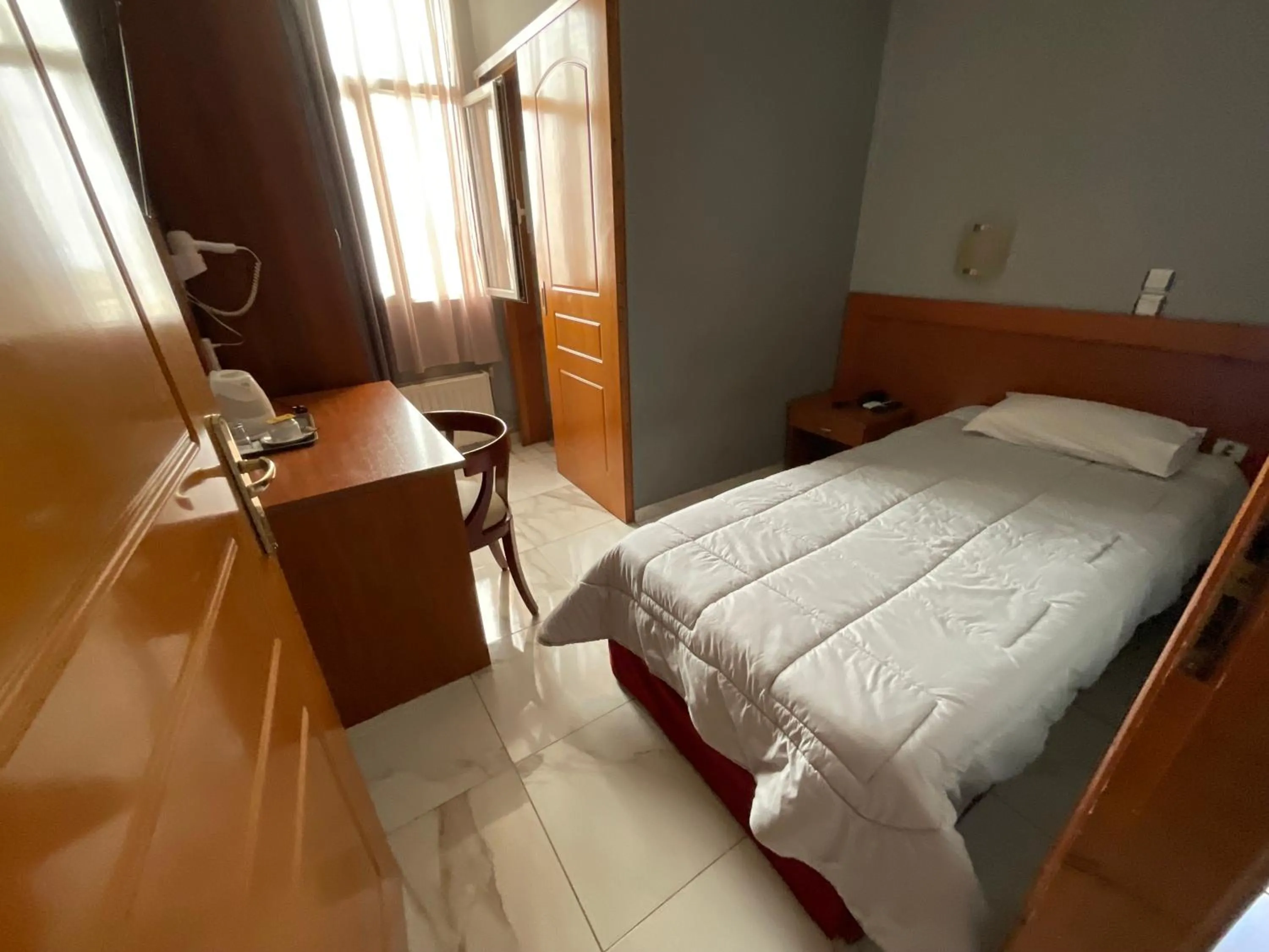 Bedroom, Bed in Piraeus Acropole Hotel