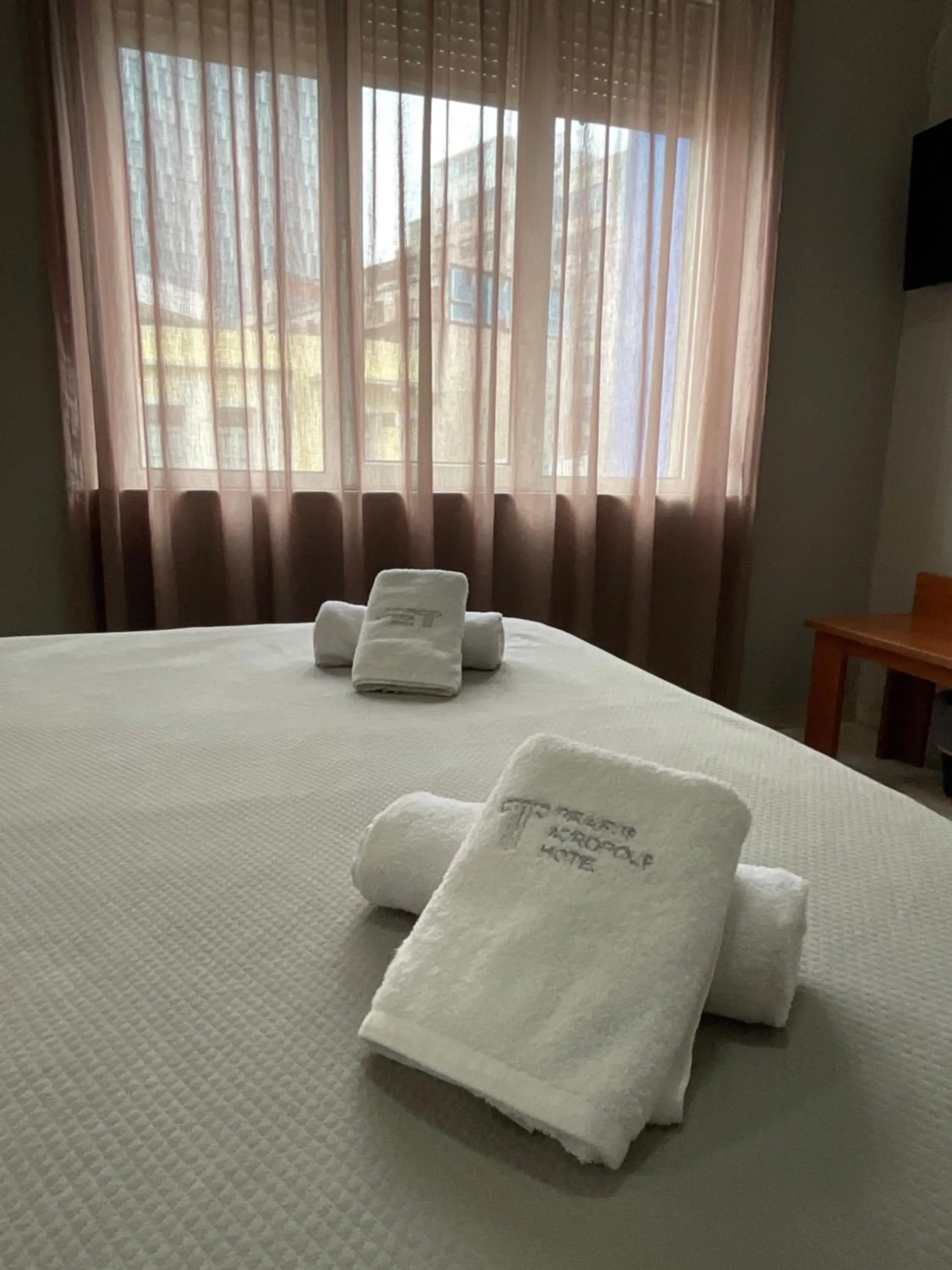 Bedroom, Bed in Piraeus Acropole Hotel