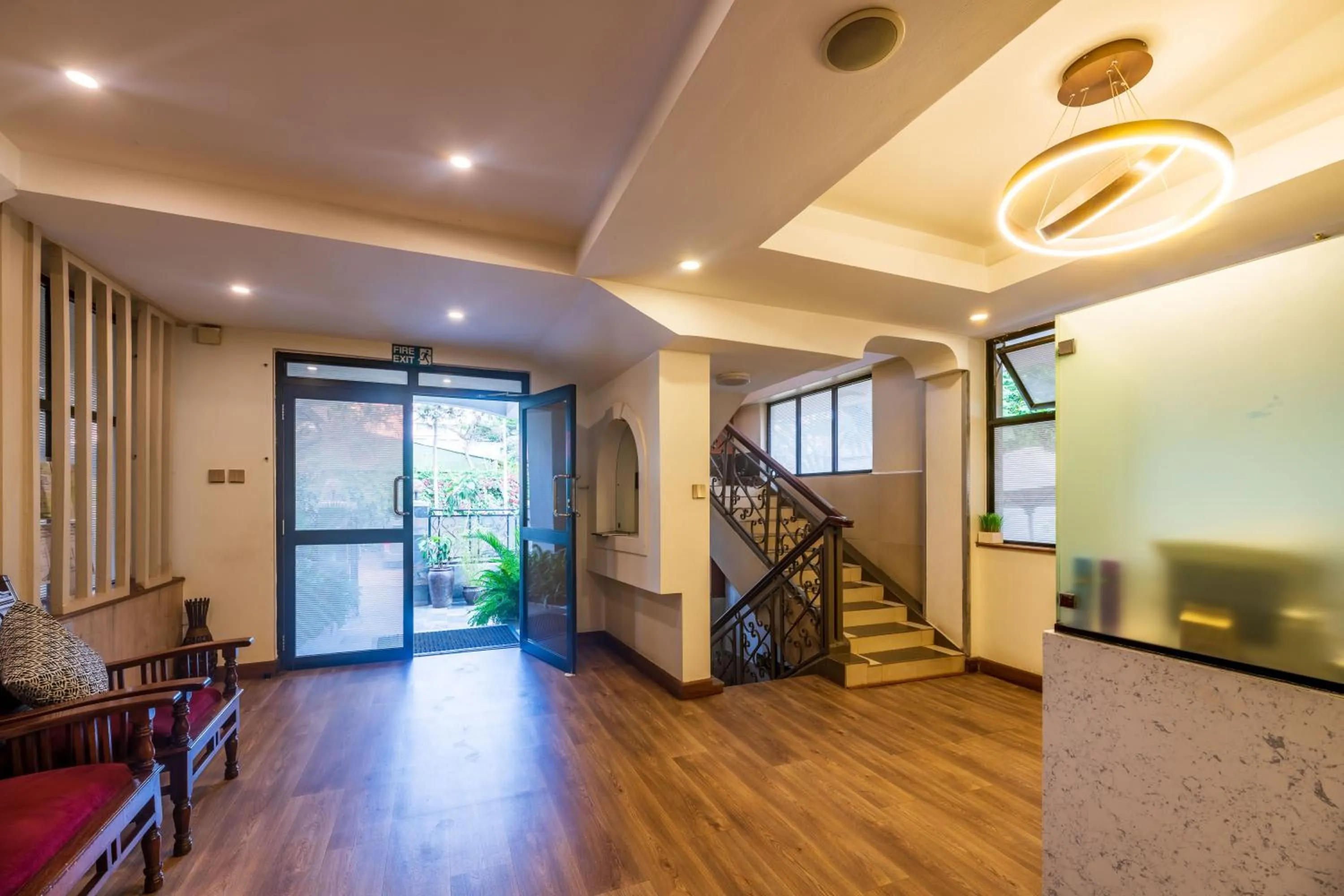 Lobby or reception in Samra Hotel