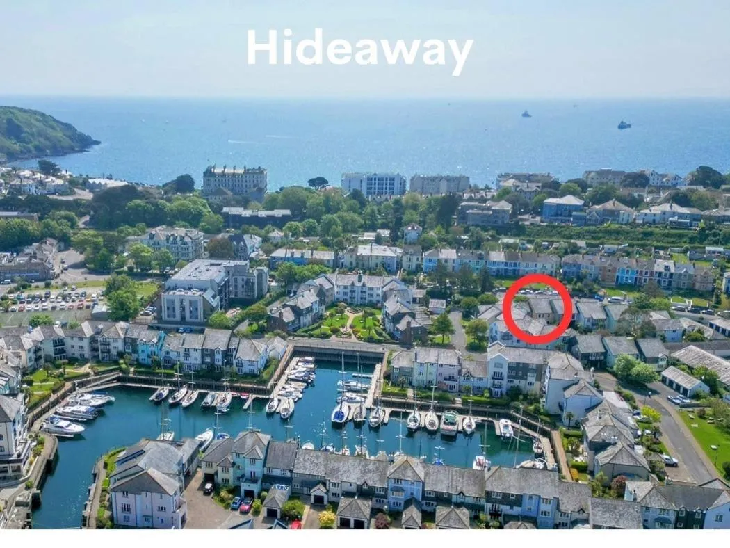 Bird's eye view in Hideaway - Exclusive marina development, town centre, with parking