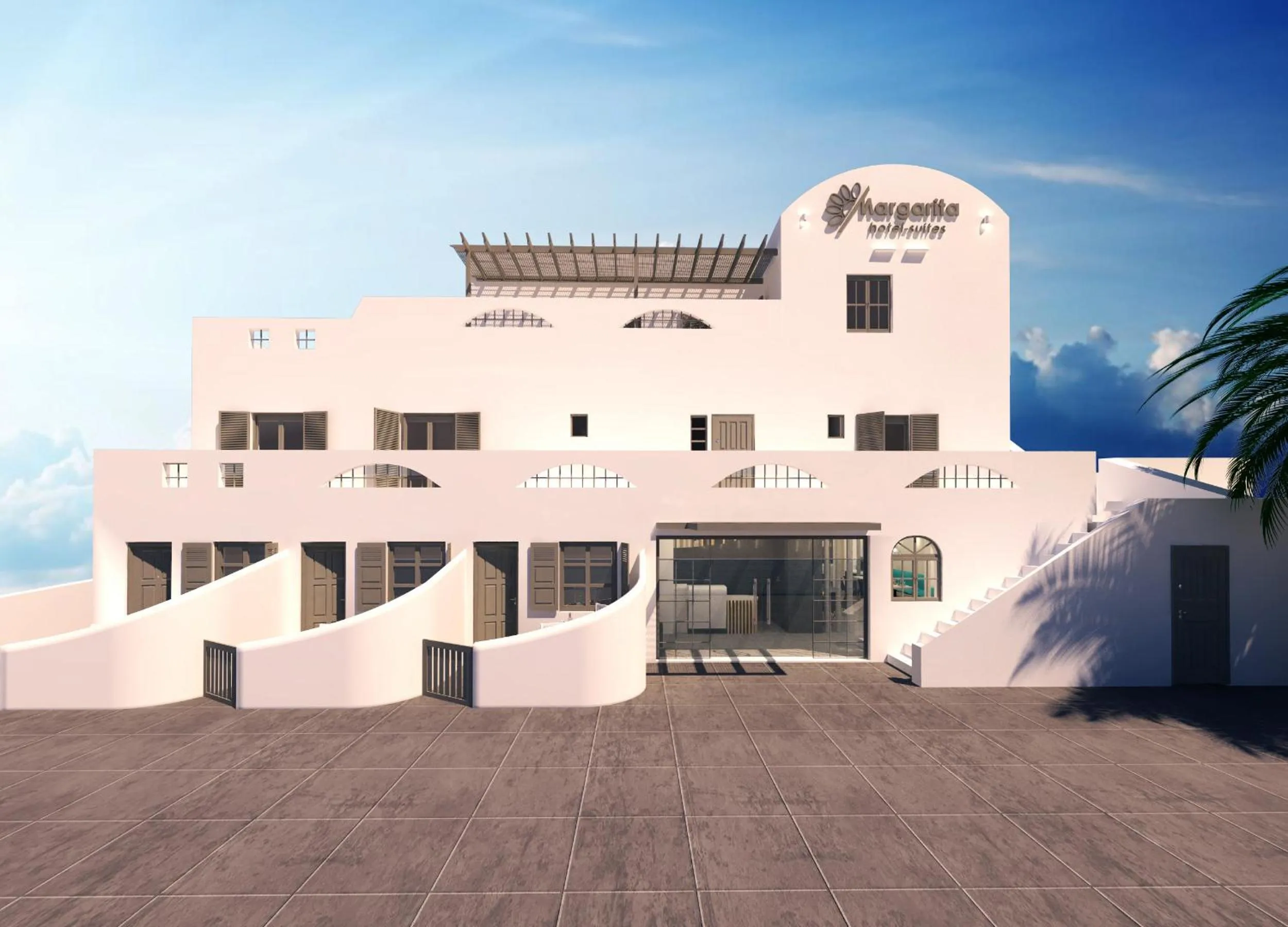 Property building in Margarita Hotel