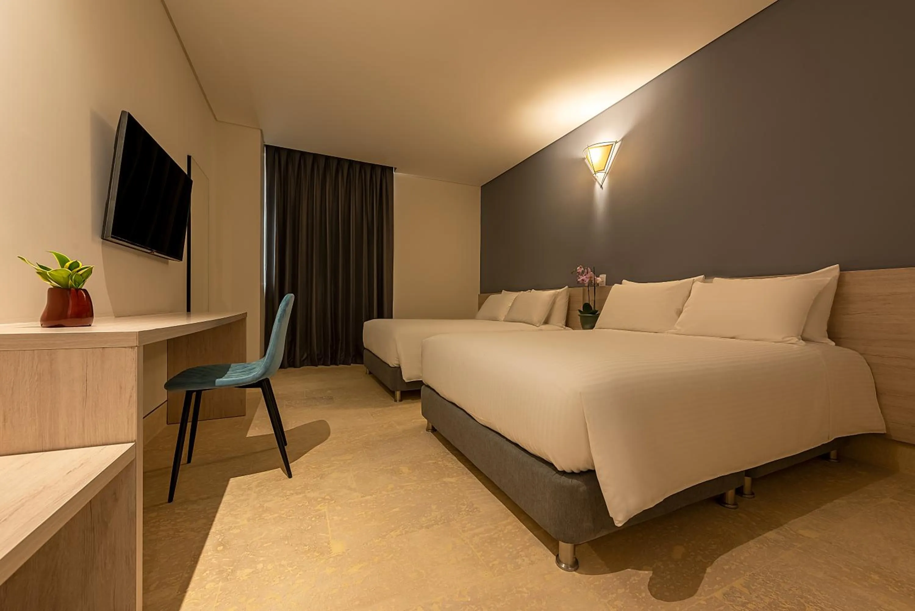 Bed in Hotel Rilux Cartagena