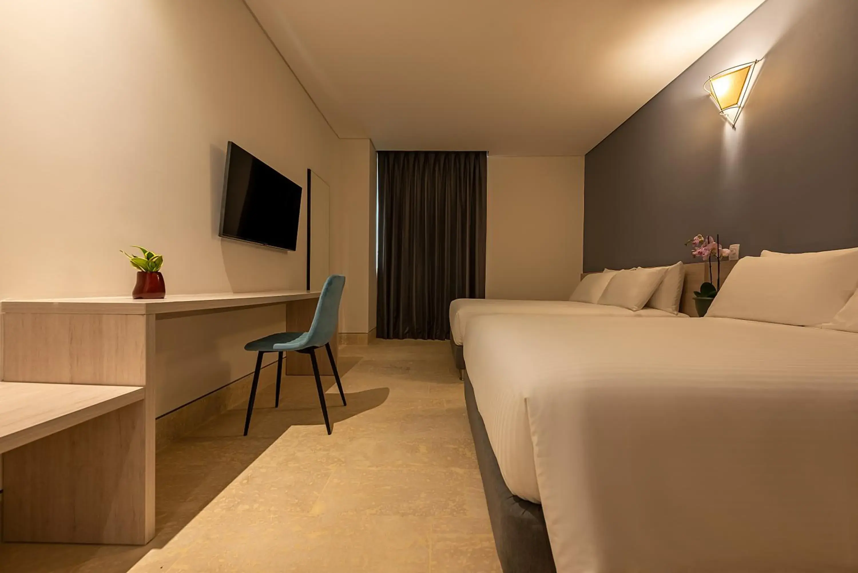 Bed in Hotel Rilux Cartagena Bed in Hotel Rilux Cartagena