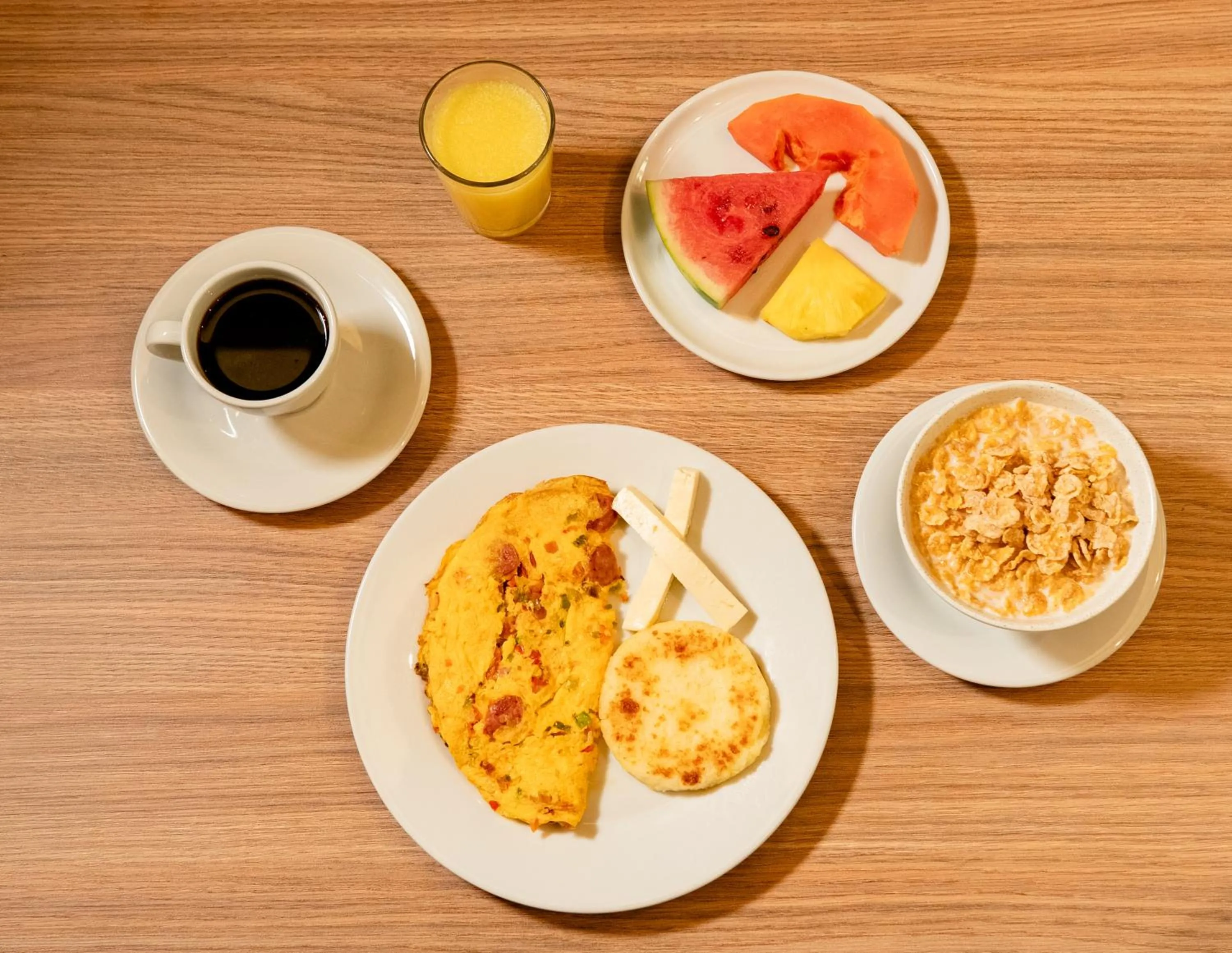 Breakfast in Hotel Rilux Cartagena