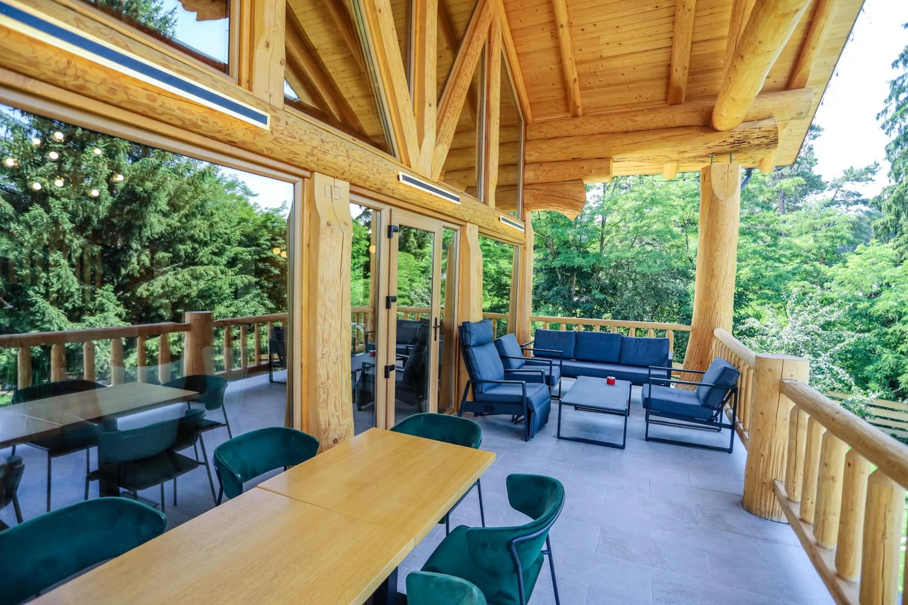 Balcony/Terrace in PENSIUNEA IZABELLA, Izabella Chalet