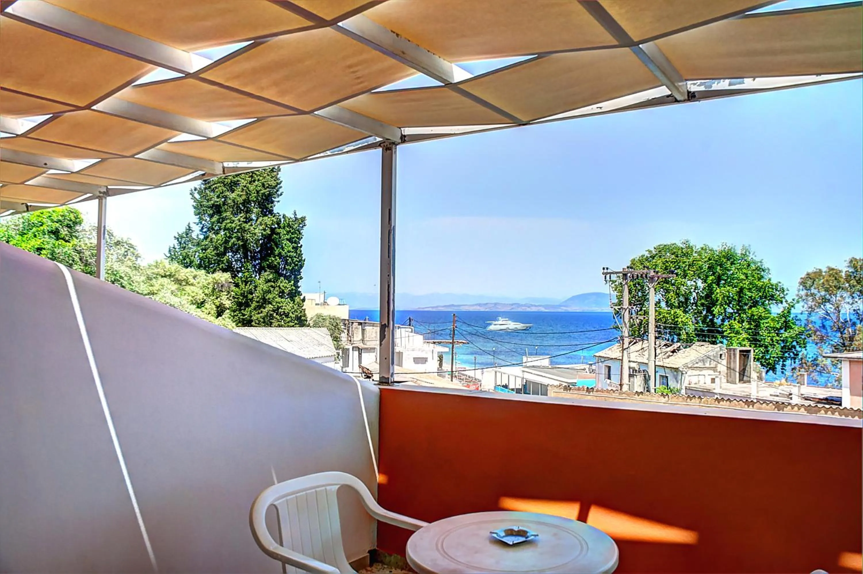 Sea view in Hotel Benitses Arches