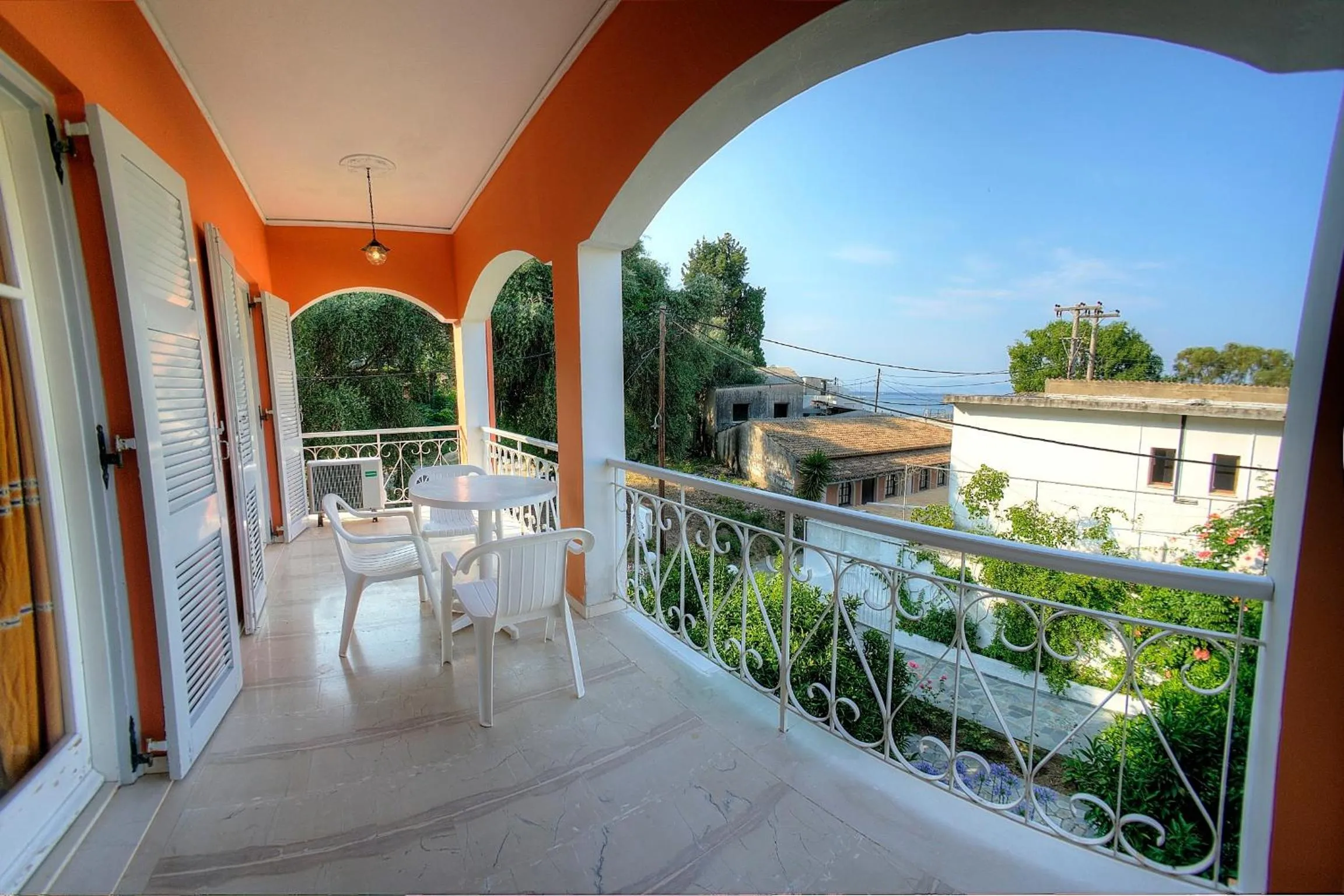 Balcony/Terrace in Hotel Benitses Arches