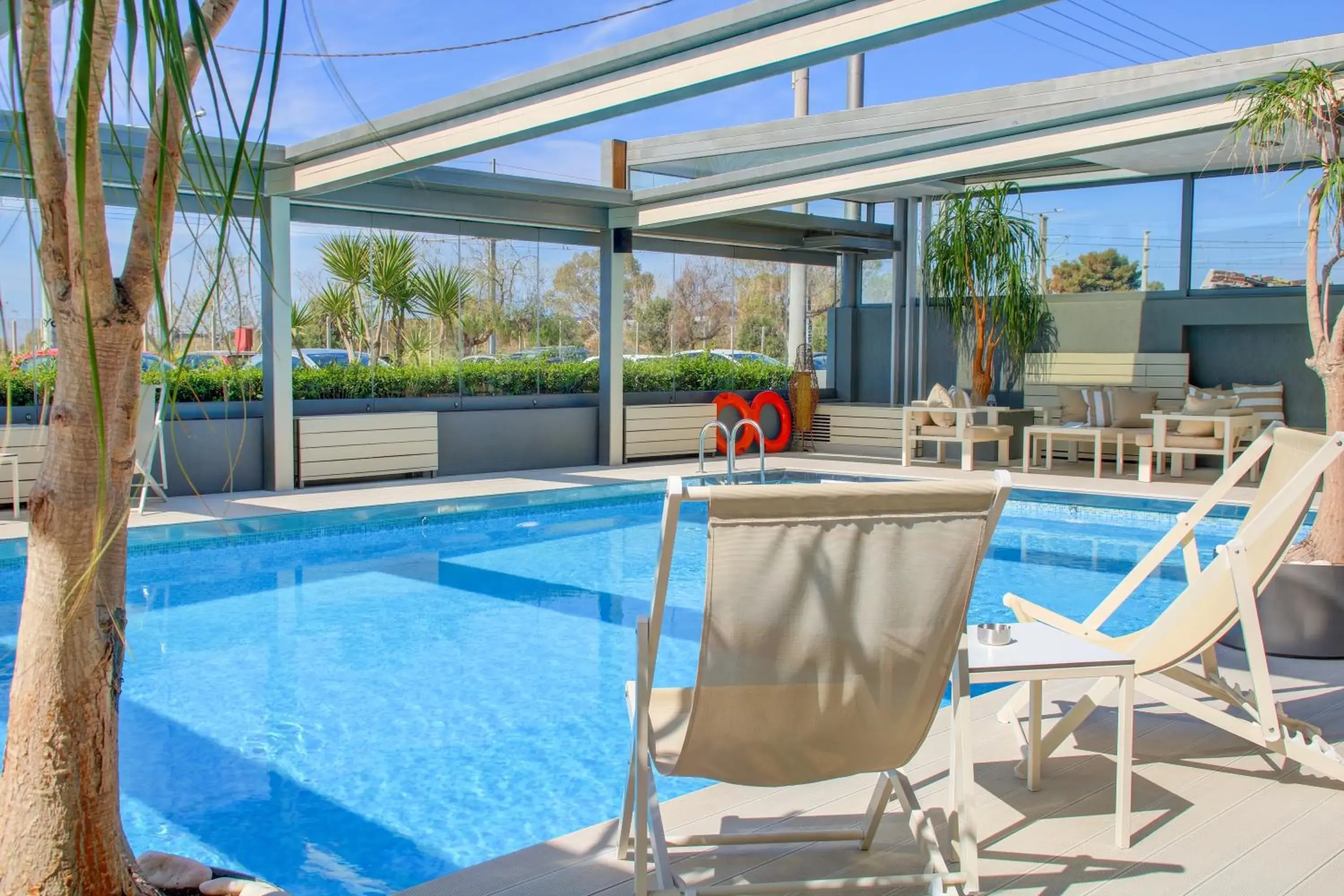 Pool view in Palace Hotel Glyfada Pool view in Palace Hotel Glyfada