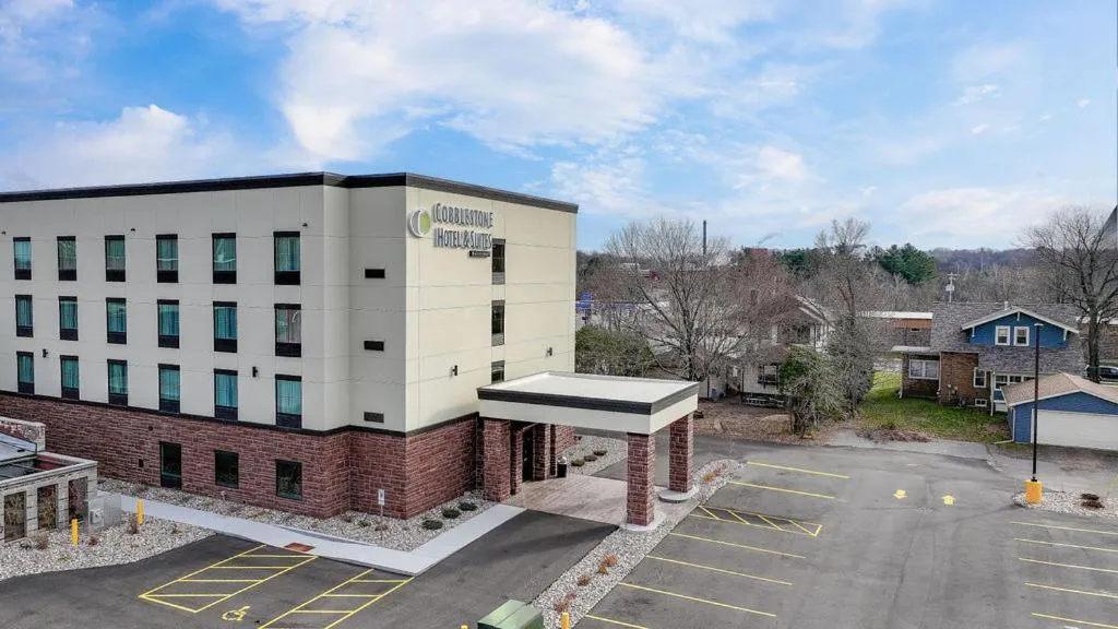 Property building in Cobblestone Hotel & Suites - Mosinee