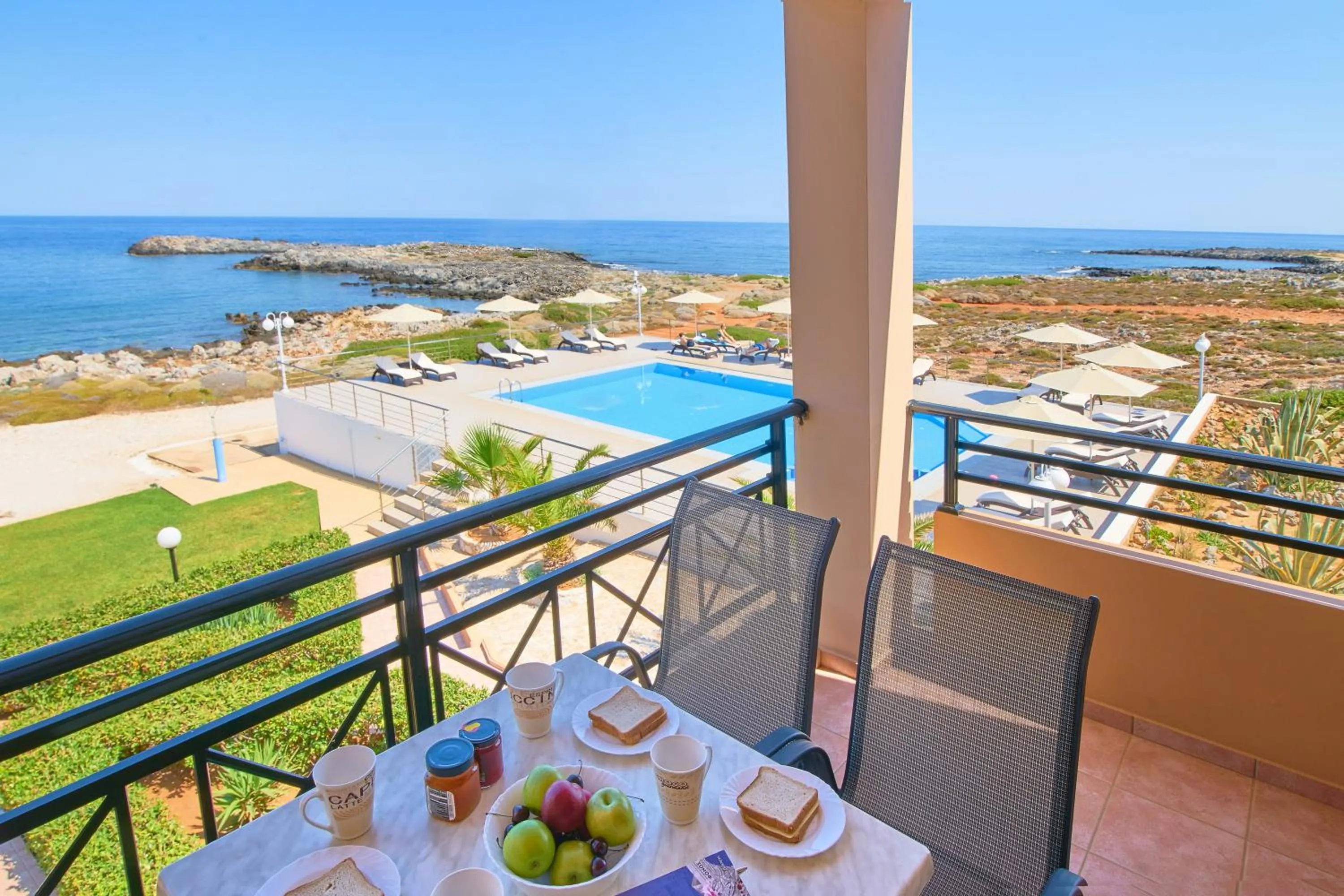 Sea view in Nanakis Beach Apartments